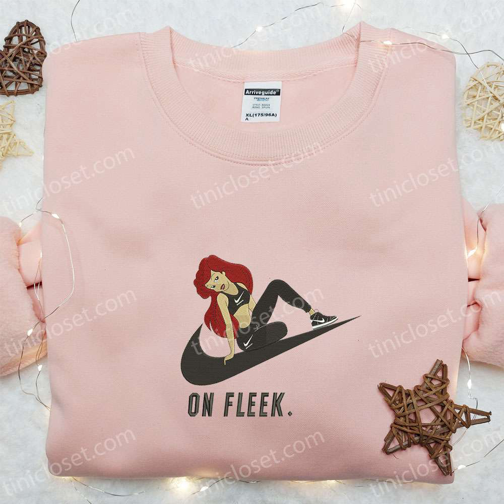 SZA Toon x Swoosh Cartoon Hoodie: Nike Inspired Embroidered Shirt Perfect Family Gift