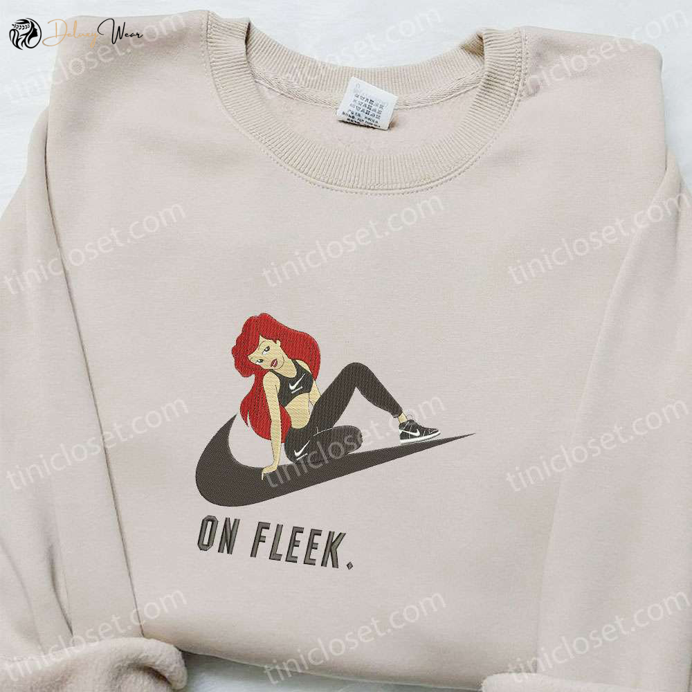 SZA Toon x Swoosh Cartoon Hoodie: Nike Inspired Embroidered Shirt Perfect Family Gift