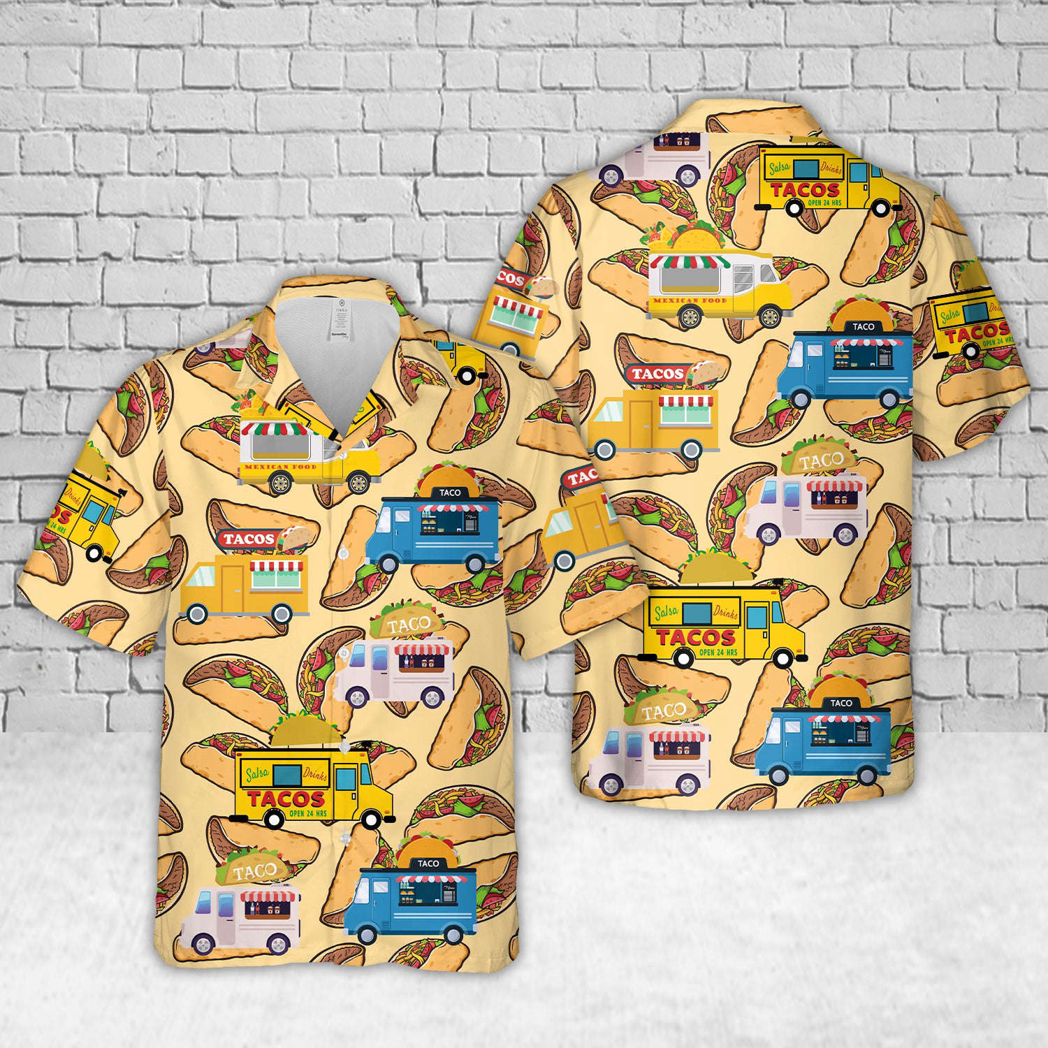 Taco Truck Hawaiian Shirt Gift for Men Dad Father Gift for Men Dad Father