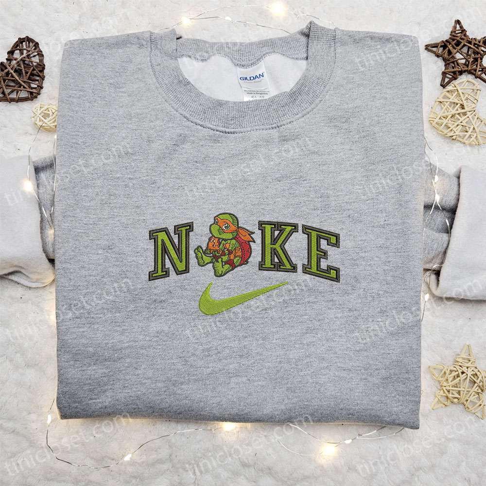 Teenage Mutant Ninja Turtles x Nike Movie Embroidered Sweatshirt – Best Birthday Gift Idea Nike Inspired Hoodie
