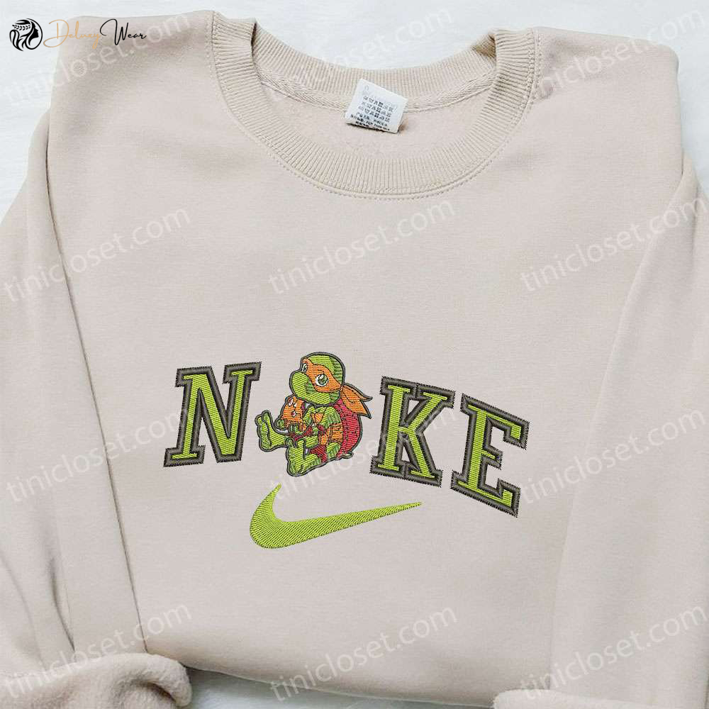 Teenage Mutant Ninja Turtles x Nike Movie Embroidered Sweatshirt – Best Birthday Gift Idea Nike Inspired Hoodie