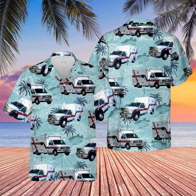Texas Cypress Creek EMS Hawaiian Shirt Gift for Men Dad Father Gift for Men Dad Father