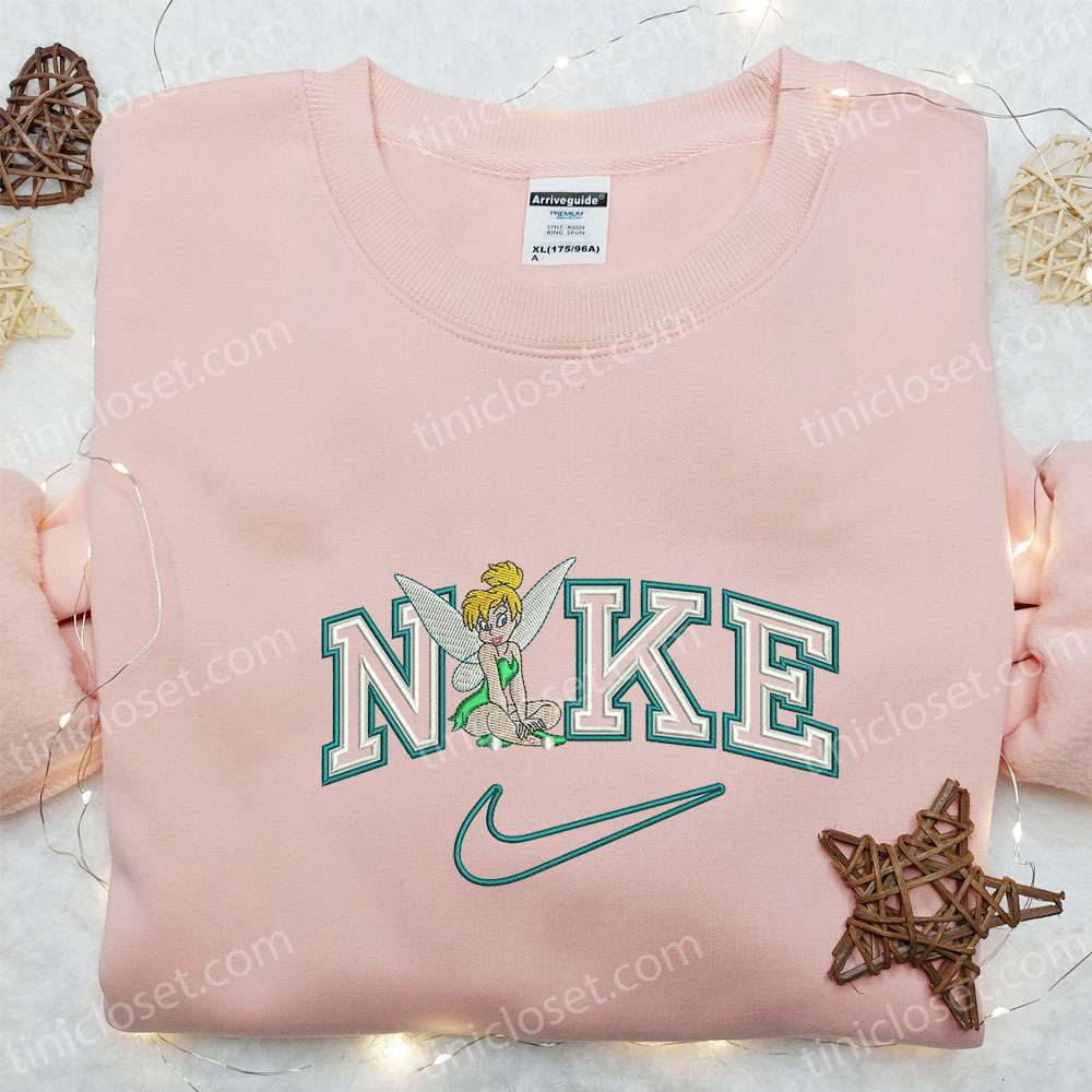 Tinkerbell x Nike Cartoon Embroidered Sweatshirt Disney Characters Hoodie – Best Birthday Gift Ideas