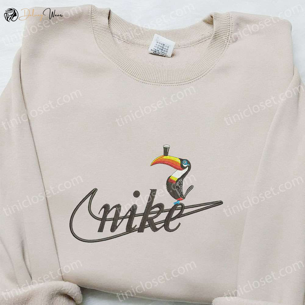 Toucans Bird x Nike Embroidered Shirt: Animal Inspired Nike Shirt