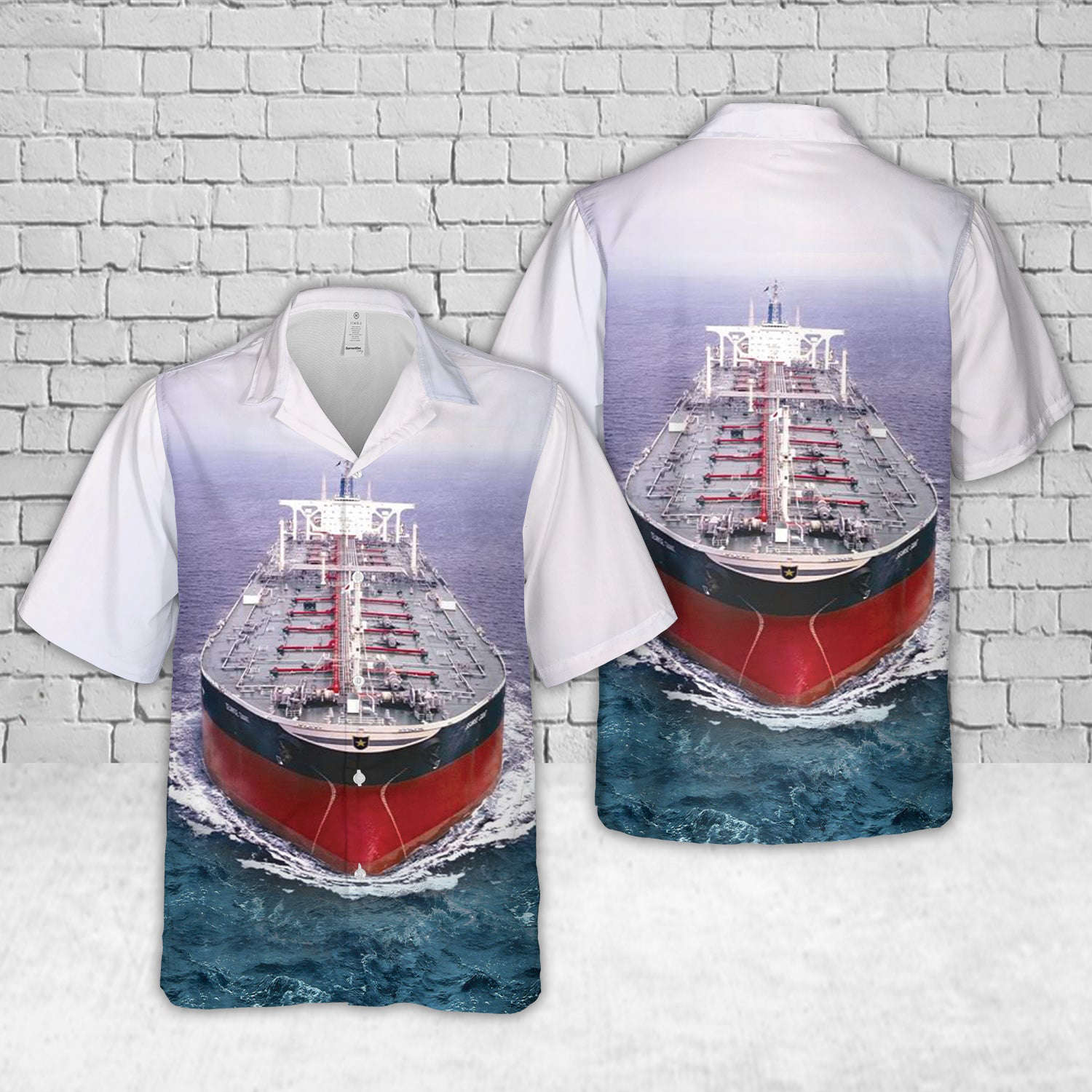 TT Seawise Giant Oil tanker Hawaiian Shirt Gift for Men Dad Father Gift for Men Dad Father
