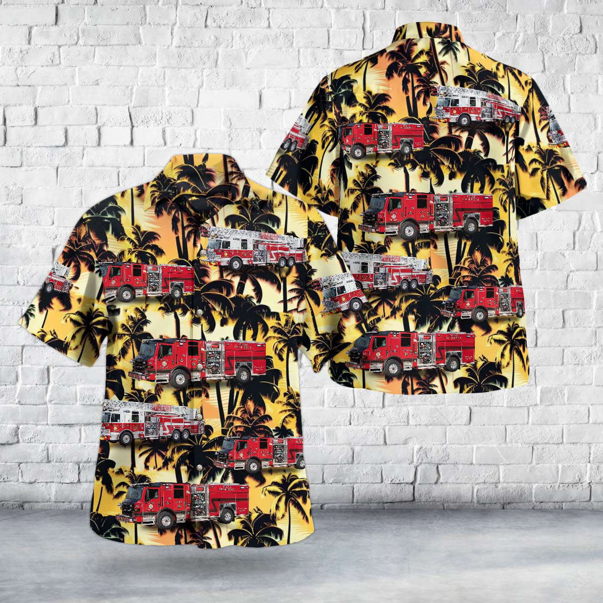Tulsa, Oklahoma, Tulsa Fire Department Hawaiian Shirt Gift for Men Dad Father Gift for Men Dad Father