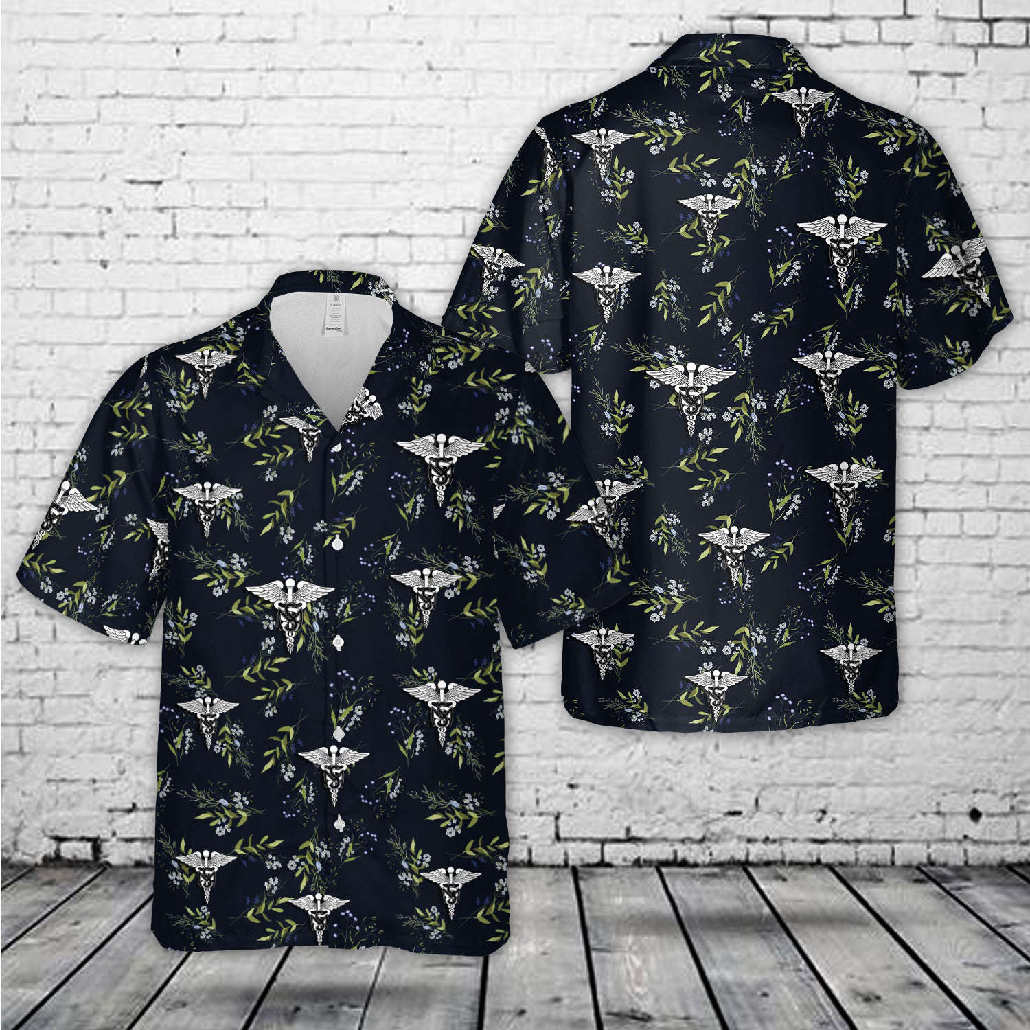 U.S. Army Medical Service Corps Hawaiian Shirt Gift for Men Dad Father Gift for Men Dad Father