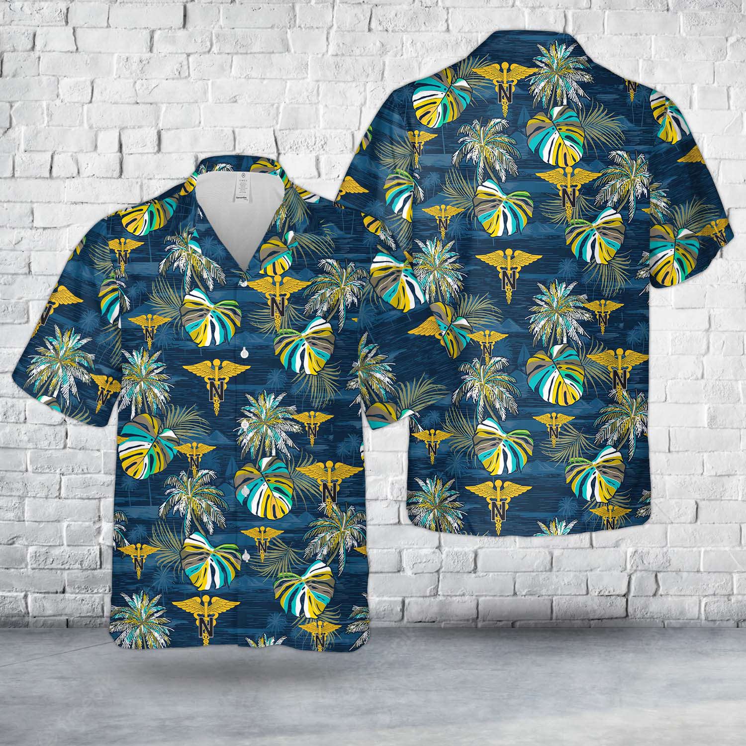U.S. Army Nurse Corps Branch Hawaiian Shirt Gift for Men Dad Father Gift for Men Dad Father
