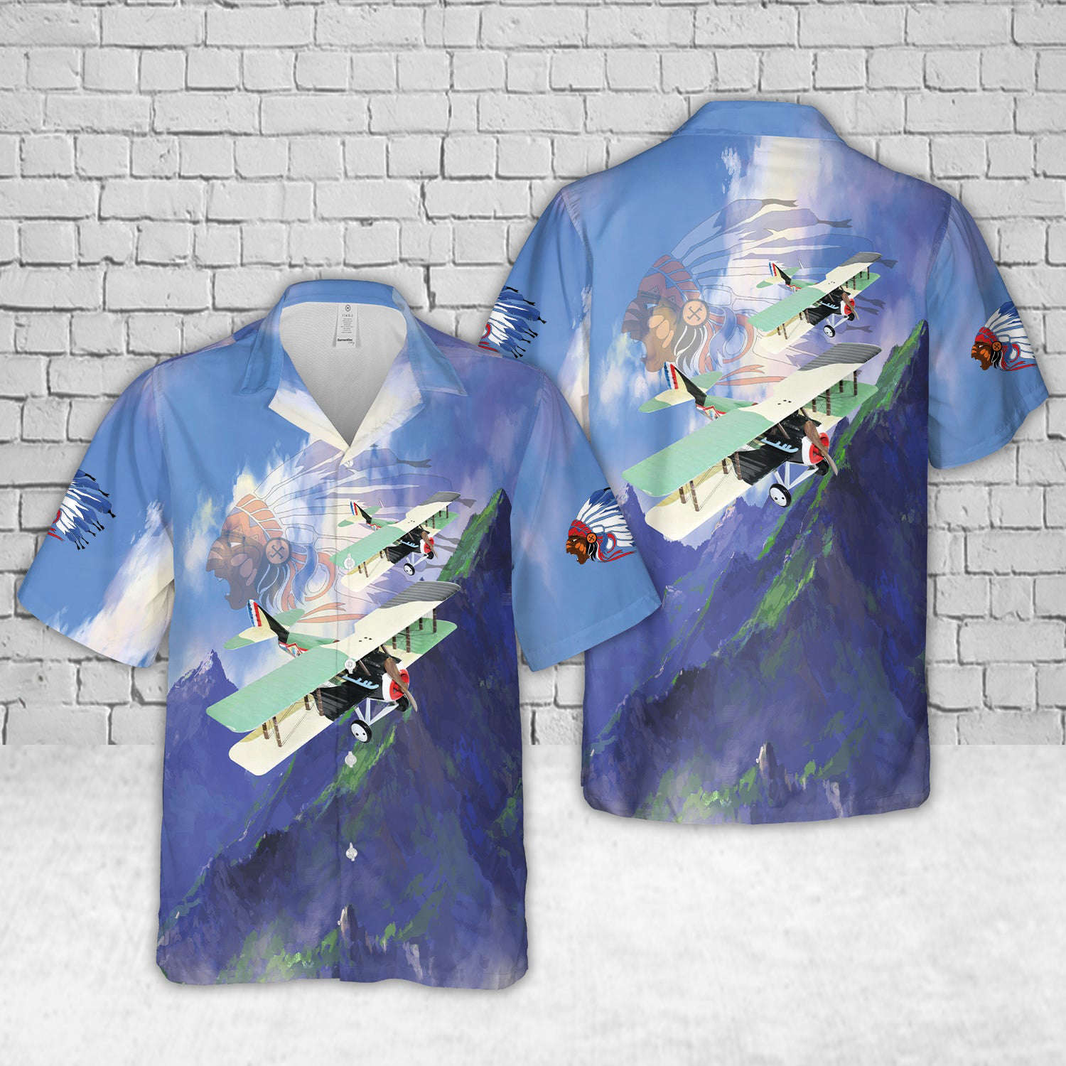 United States Army Air Service 103rd Aero Squadron SPAD S.XIII Hawaiian Shirt Gift for Men Dad Father Gift for Men Dad Father