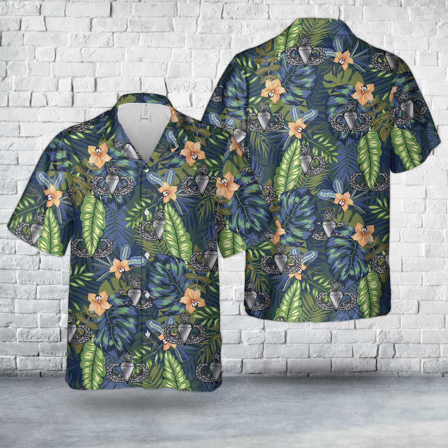 United States Army Jumpmaster School Hawaiian Shirt Gift for Men Dad Father Gift for Men Dad Father
