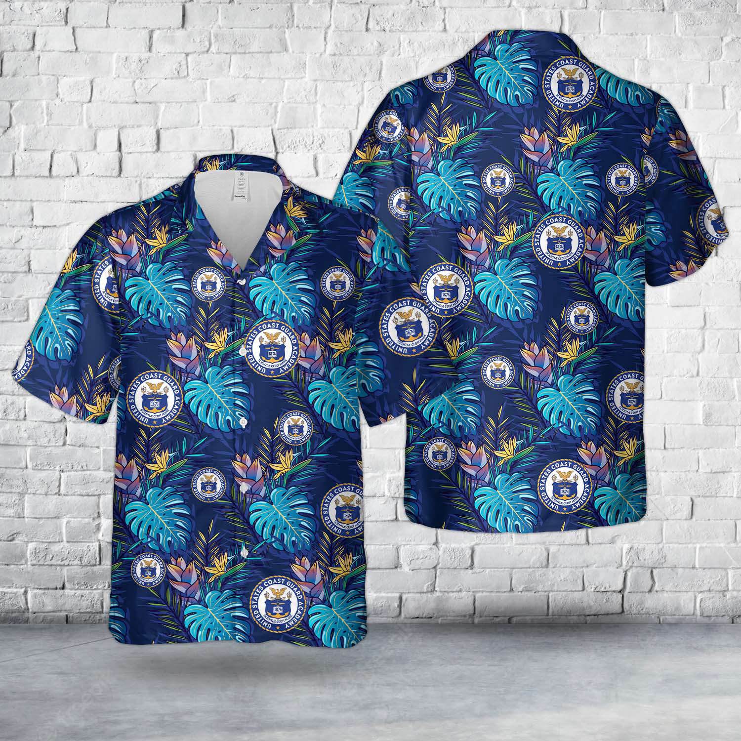 United States Coast Guard Academy (USCGA) Hawaiian Shirt Gift for Men Dad Father Gift for Men Dad Father
