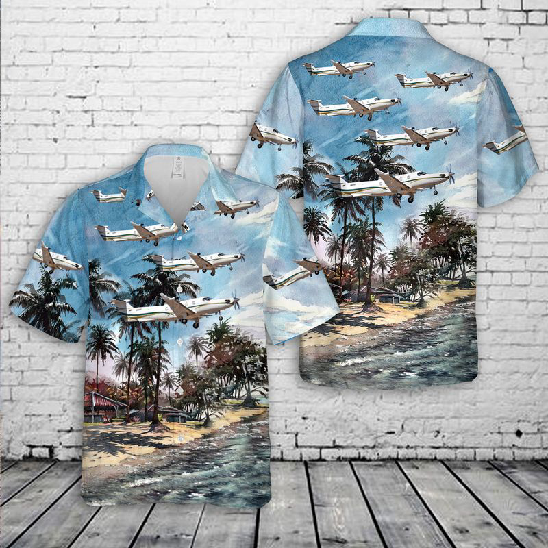 US Air Force 318th Special Operations Squadron Pilatus U-28A (PC12-45) 05-0594 Hawaiian Shirt Gift for Men Dad Father Gift for Men Dad Father