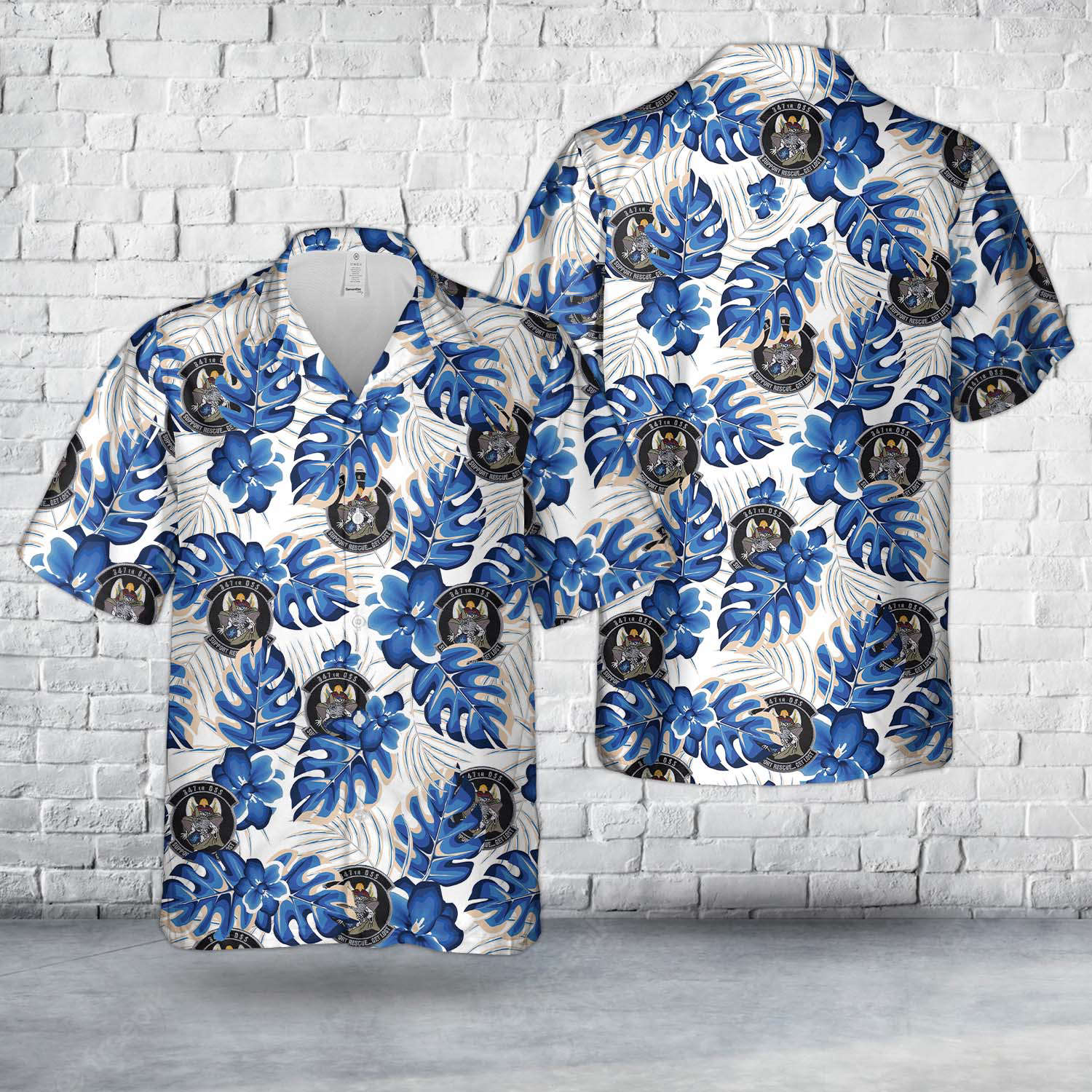 US Air Force 347th Operations Support Squadron Wizard Hawaiian Shirt Gift for Men Dad Father Gift for Men Dad Father