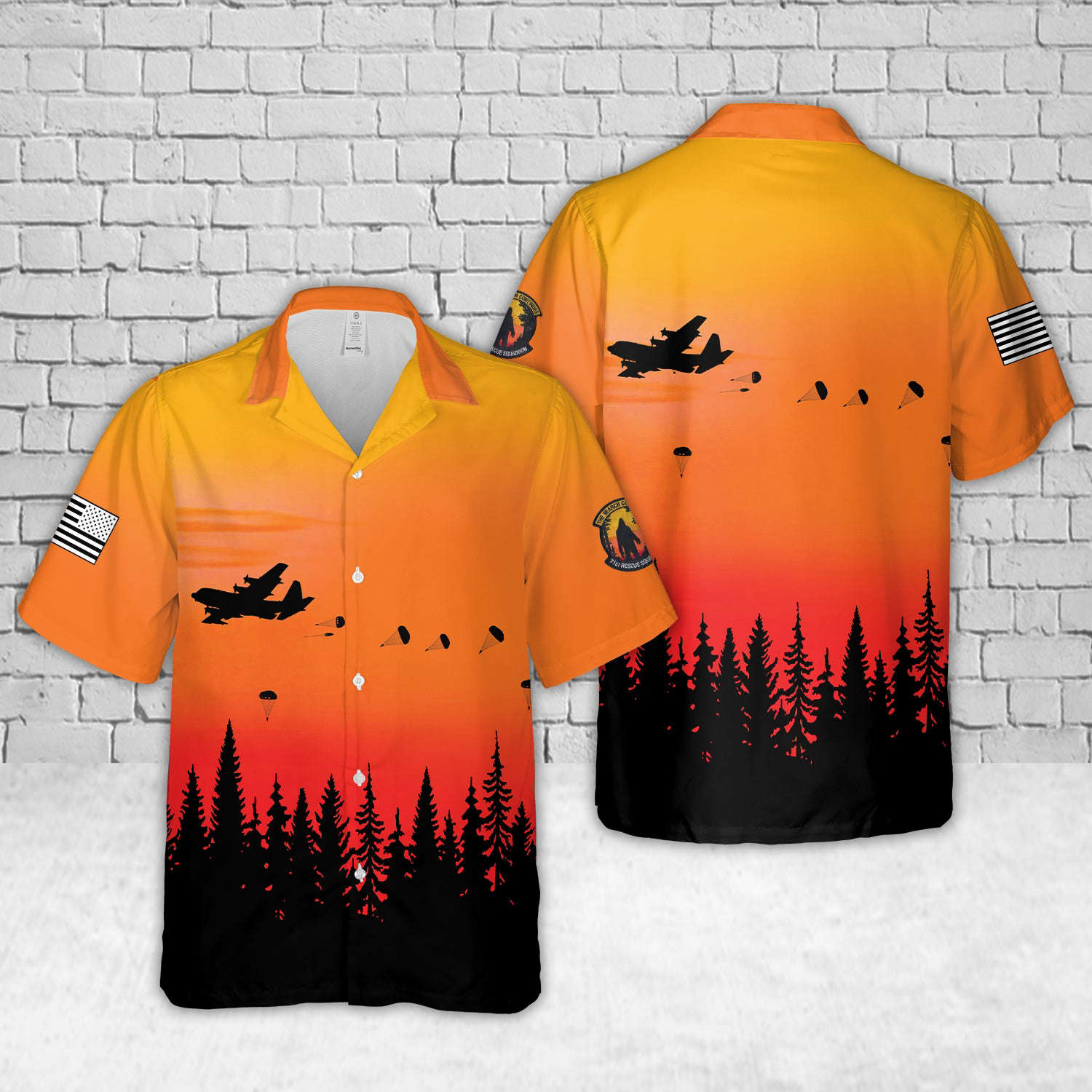 US Air Force 71st Rescue Squadron Hawaiian Shirt Gift for Men Dad Father Gift for Men Dad Father