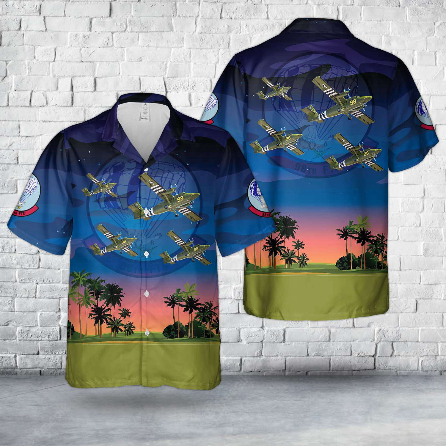 US Air Force 98th Flying Training Squadron UV-18B Twin Otter Hawaiian Shirt Gift for Men Dad Father Gift for Men Dad Father
