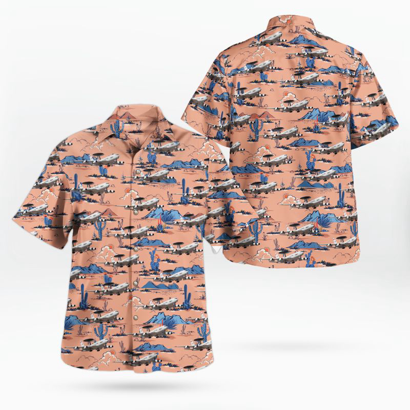 US Air Force E-3 AWACS Hawaiian Shirt Gift for Men Dad Father Gift for Men Dad Father