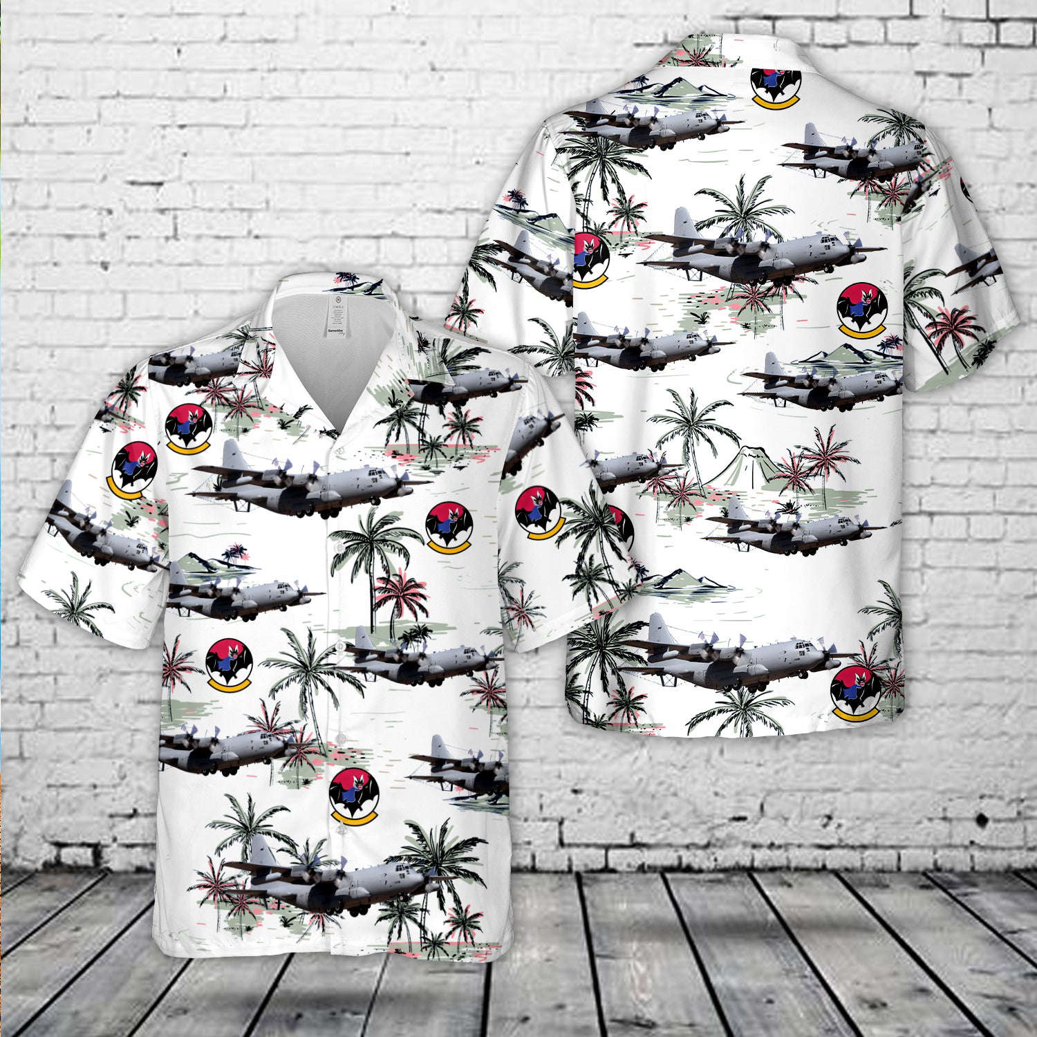 US Air Force EC-130H Compass Call 43rd Electronic Combat Squadron 55th Wing Hawaiian Shirt Gift for Men Dad Father Gift for Men Dad Father