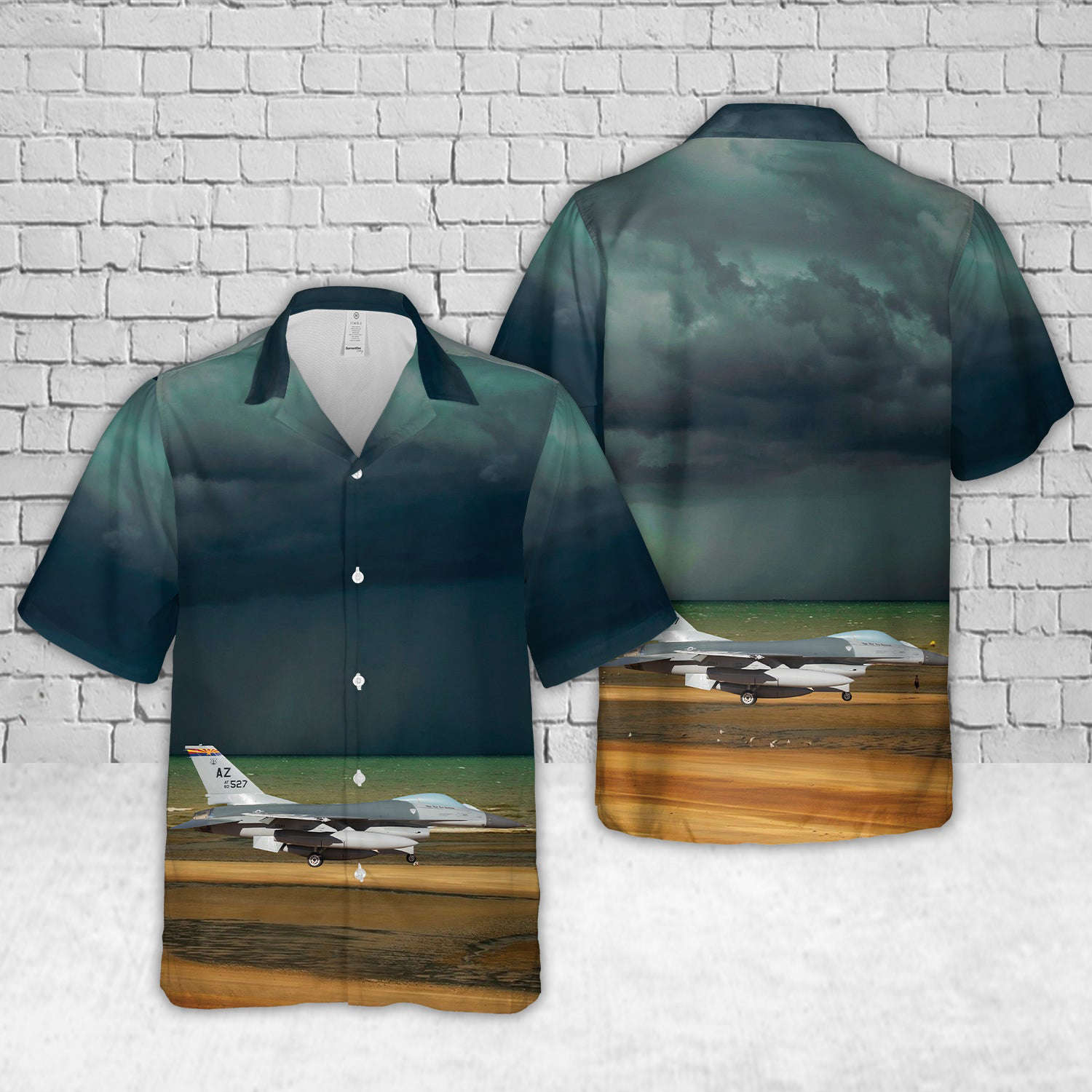 US Air Force General Dynamics (Fokker) F-16A Fighting Falcon (401) Hawaiian Shirt Gift for Men Dad Father Gift for Men Dad Father
