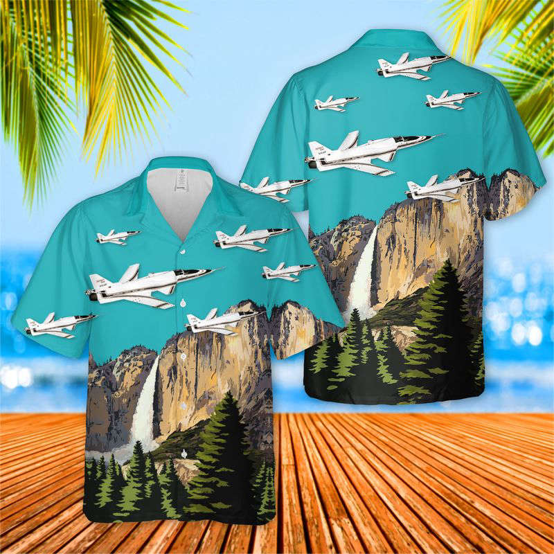 US Air Force Grumman X-29 Hawaiian Shirt Gift for Men Dad Father Gift for Men Dad Father