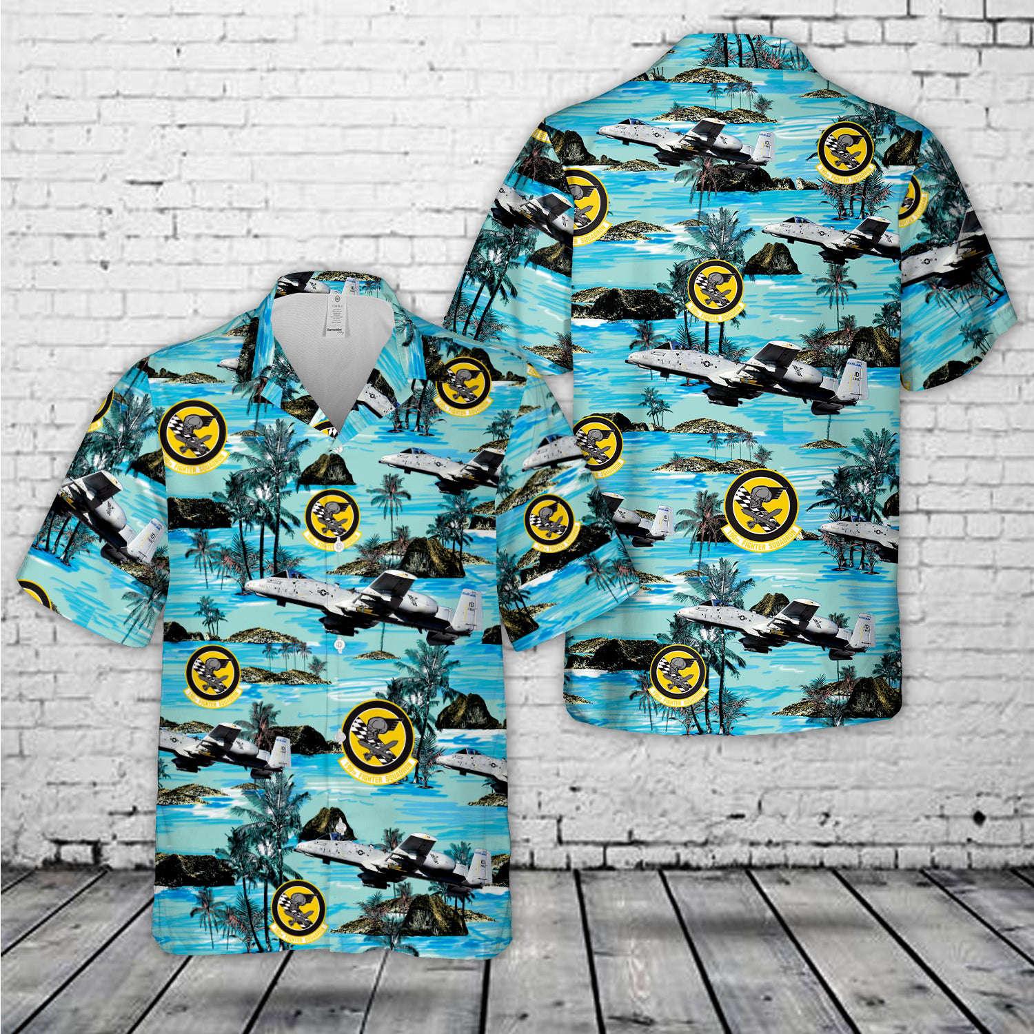 US Air Force Idaho Air National Guard 190th Fighter Squadron, 124th Wing, Fairchild Republic A-10A Thunderbolt II (s/n 78-0703) Hawaiian Shirt Gift for Men Dad Father Gift for Men Dad Father