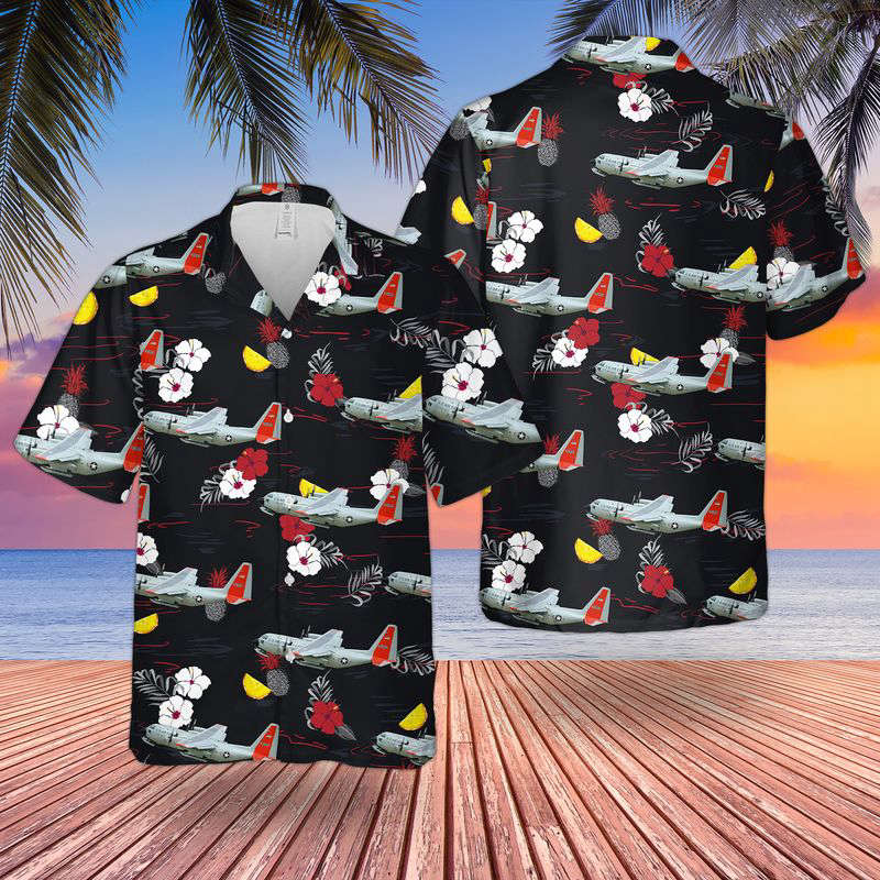 US Air Force LC-130 Hercules Skibird Hawaiian Shirt Gift for Men Dad Father Gift for Men Dad Father