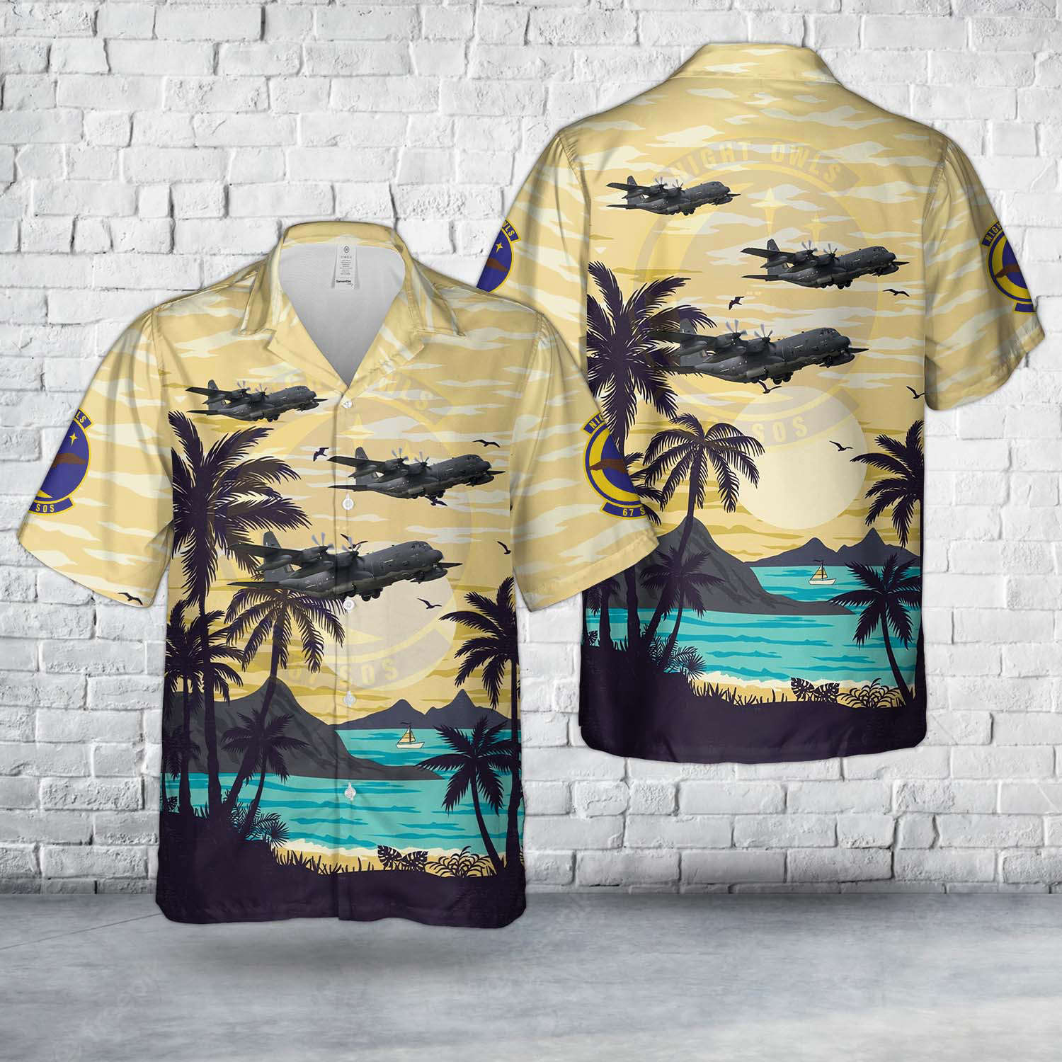 US Air Force MC-130J Commando II 11-5731 Of 67th Special Operations Squadron Hawaiian Shirt Gift for Men Dad Father Gift for Men Dad Father
