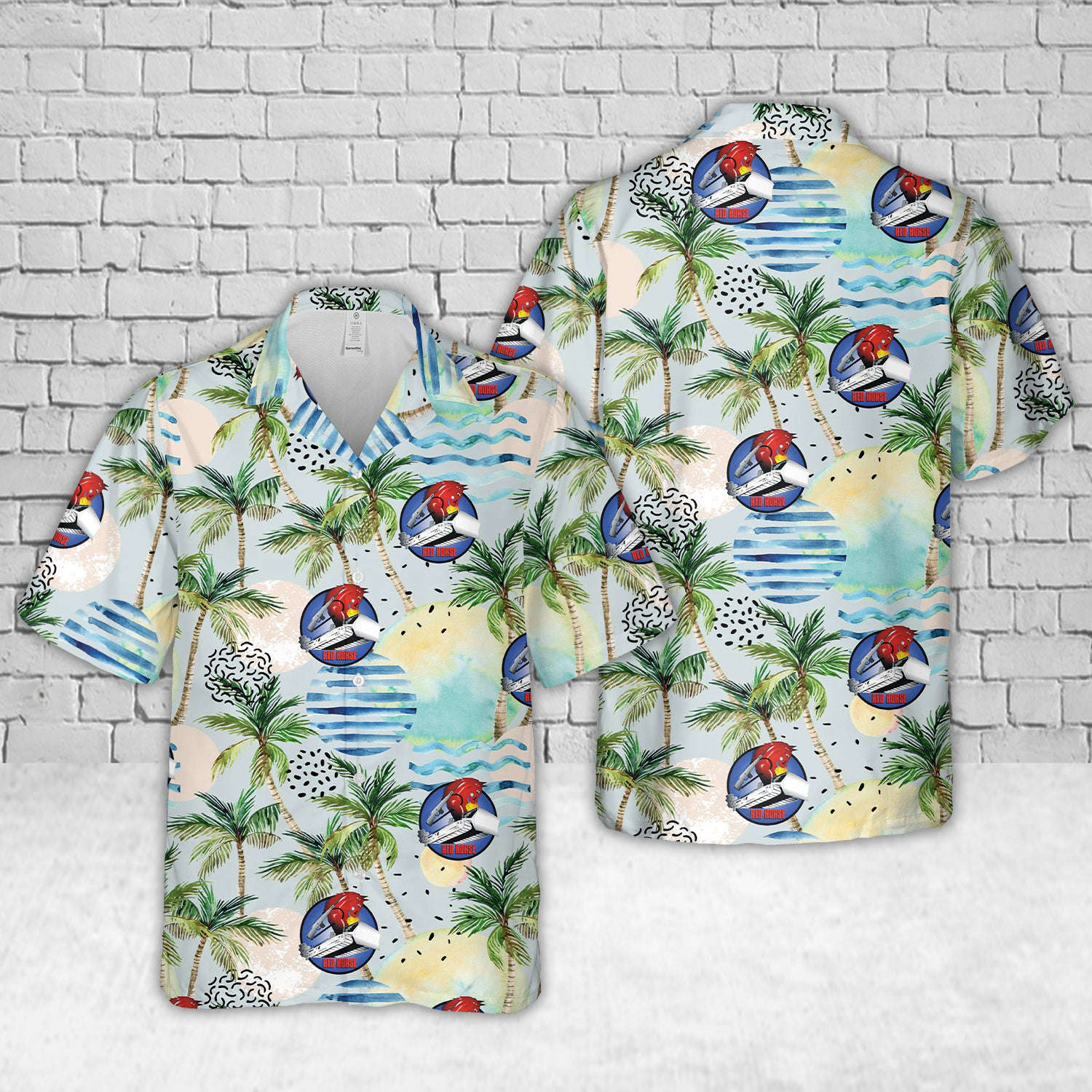 US Air Force Rapid Engineer Deployable Heavy Operational Repair Squadron Engineer (RED HORSE) Hawaiian Shirt Gift for Men Dad Father Gift for Men Dad Father