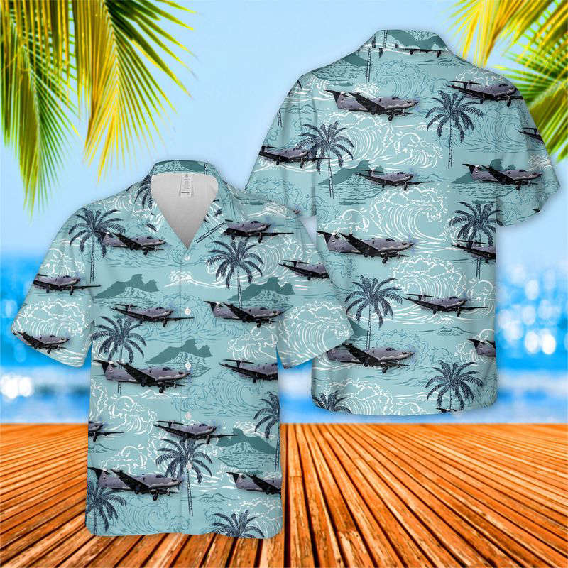 US Air Force U28A Special Operations Pilatus PC-12 U-28A Draco Hawaiian Shirt Gift for Men Dad Father Gift for Men Dad Father