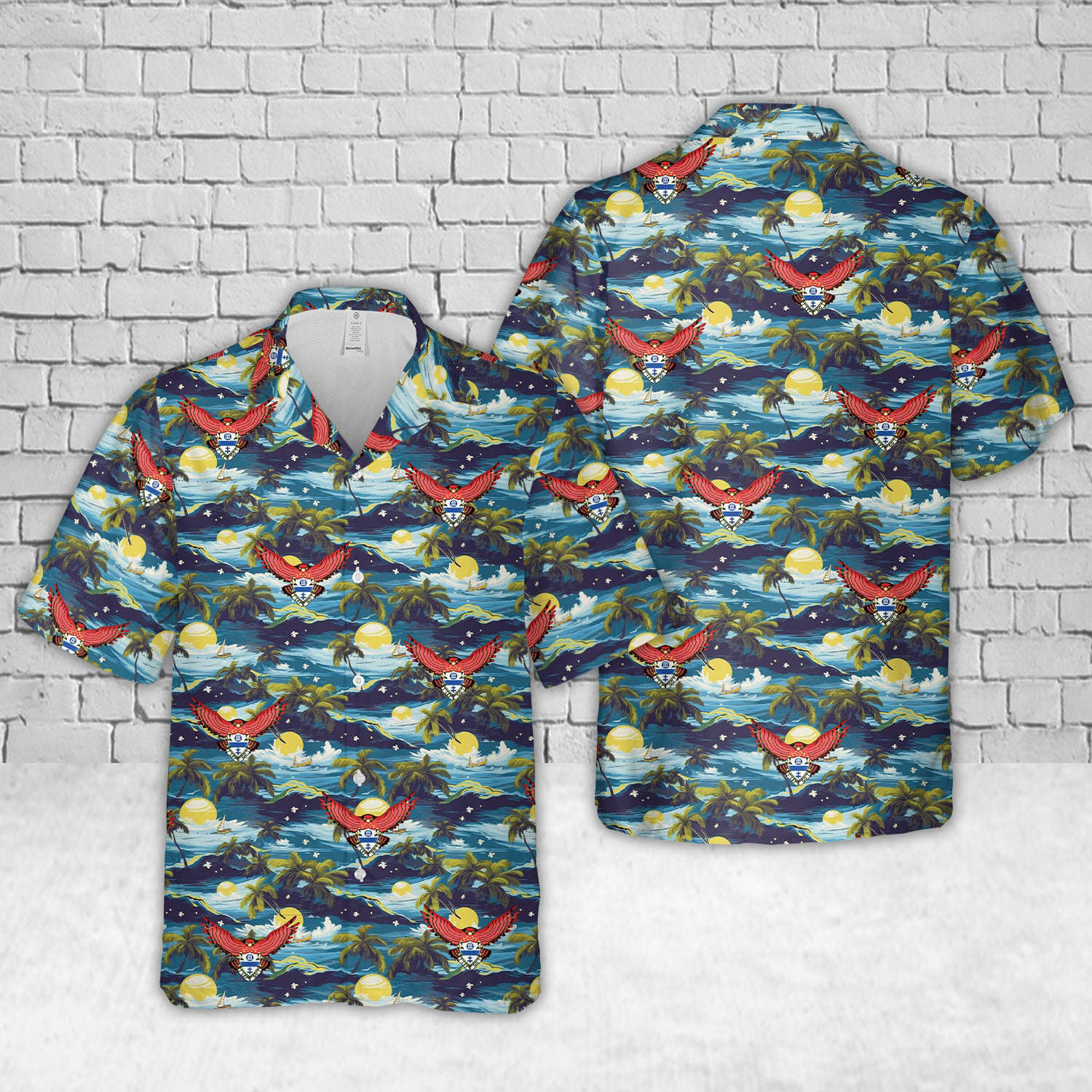 US Army 1/325th Airborne Infantry Regiment Red Falcons Hawaiian Shirt Gift for Men Dad Father Gift for Men Dad Father
