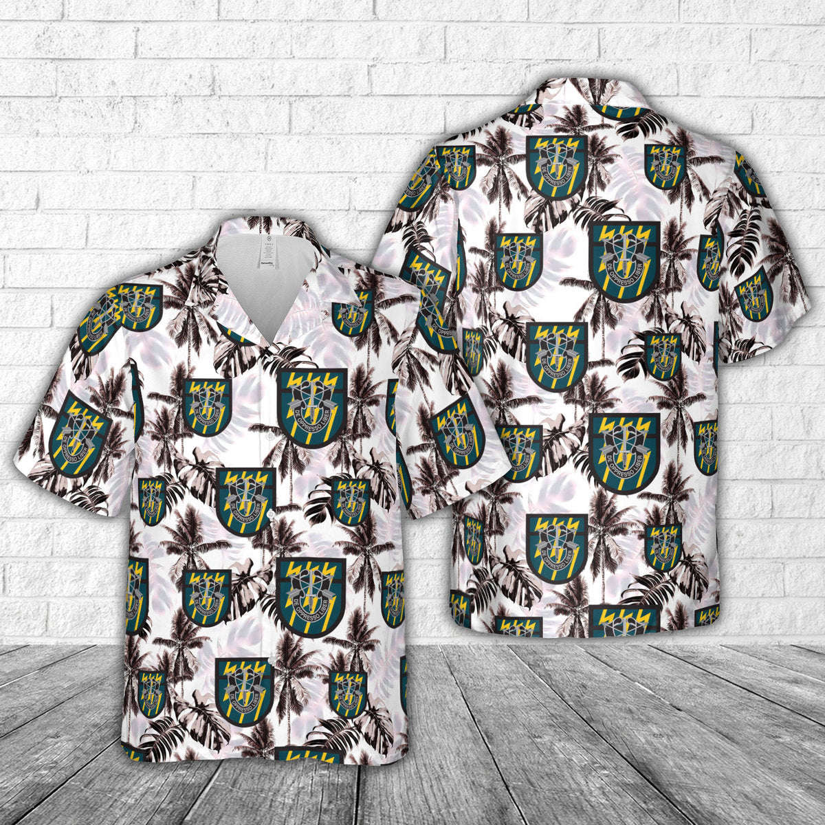 US Army 12th Special Forces Group (12th SFG) Hawaiian Shirt Gift for Men Dad Father Gift for Men Dad Father