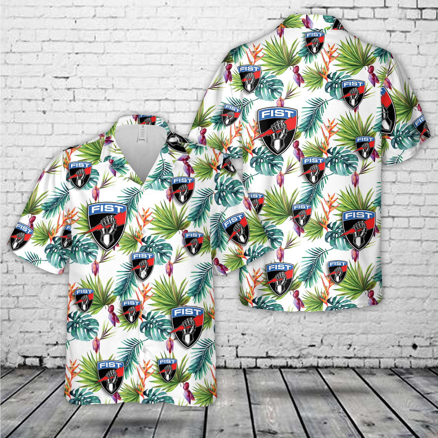 US Army 13F FIST Hawaiian Shirt Gift for Men Dad Father Gift for Men Dad Father