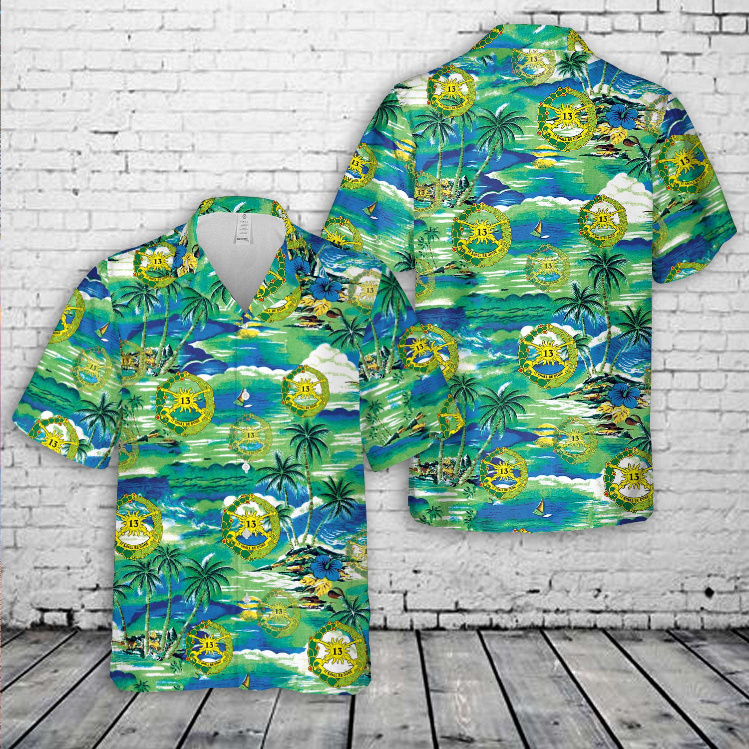 US Army 13th Cavalry Regiment Hawaiian Shirt Gift for Men Dad Father Gift for Men Dad Father