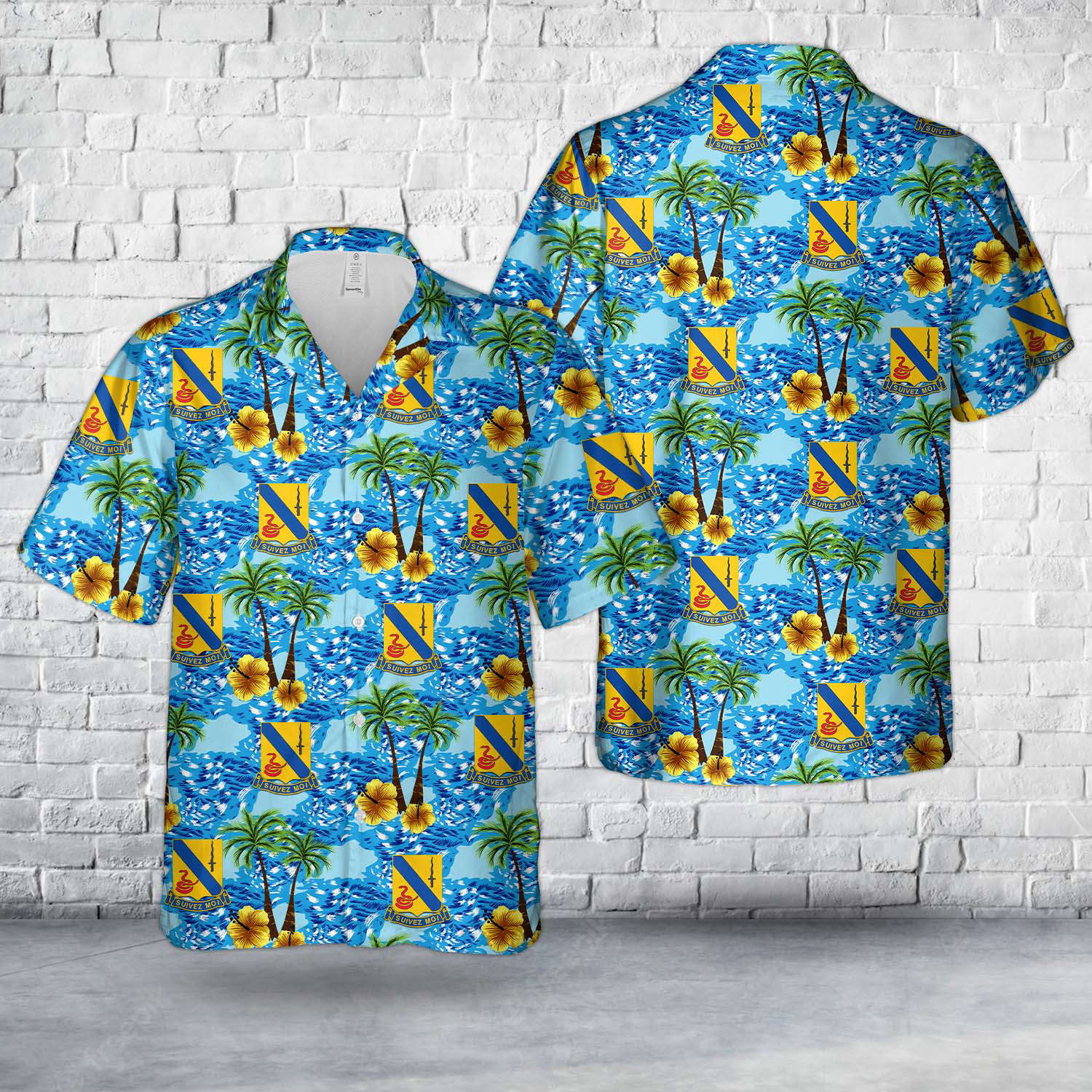 US Army 14th Cavalry Regiment Hawaiian Shirt Gift for Men Dad Father Gift for Men Dad Father