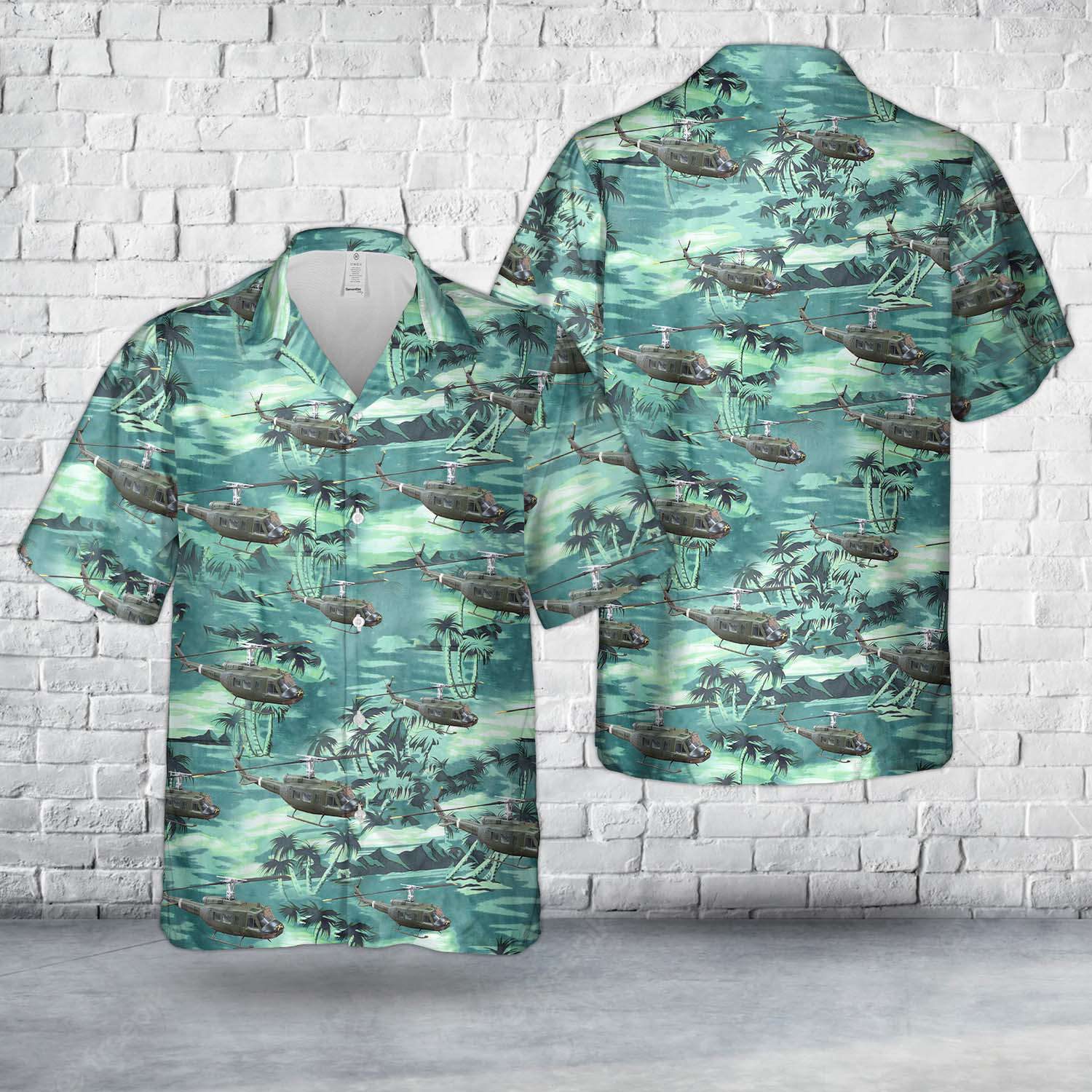 US Army 175th AHC Outlaws UH-1H Huey Hawaiian Shirt Gift for Men Dad Father Gift for Men Dad Father