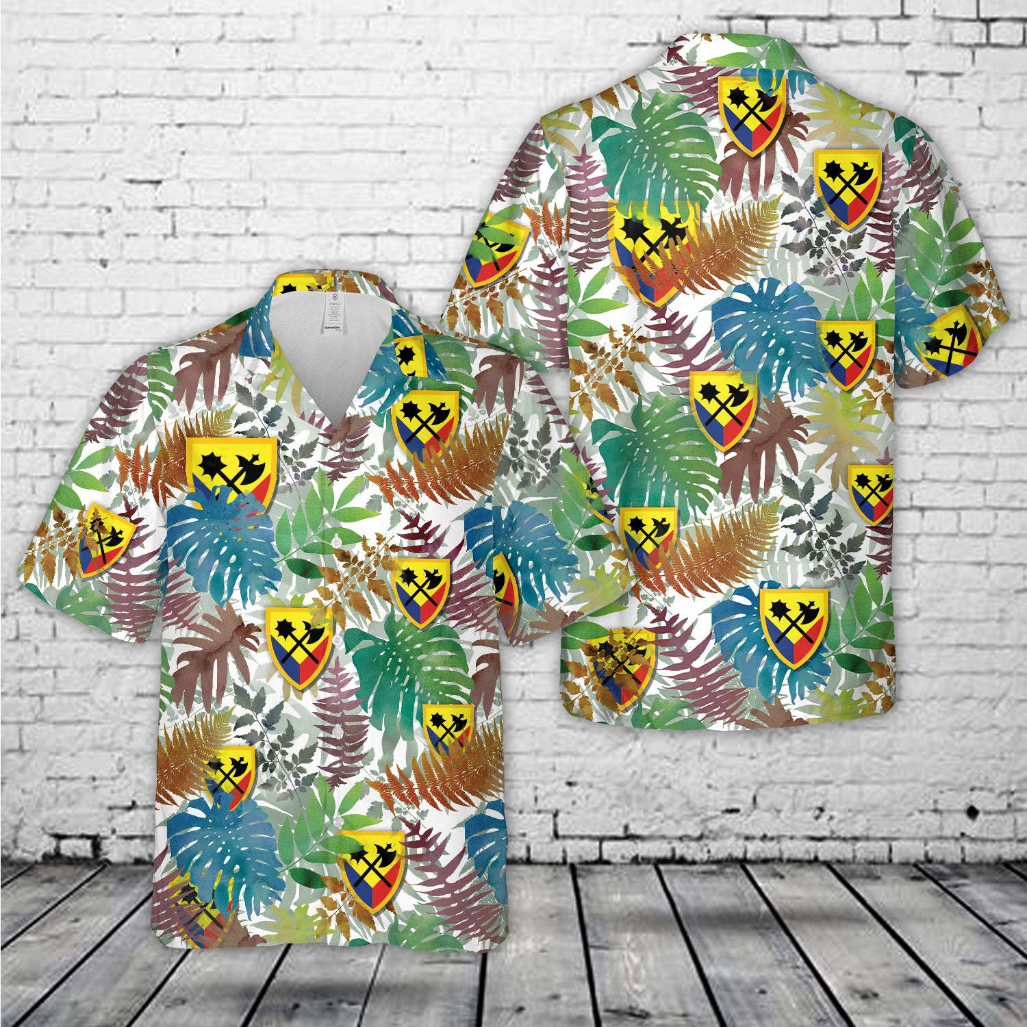 US Army 194th Armored Brigade Hawaiian Shirt Gift for Men Dad Father Gift for Men Dad Father