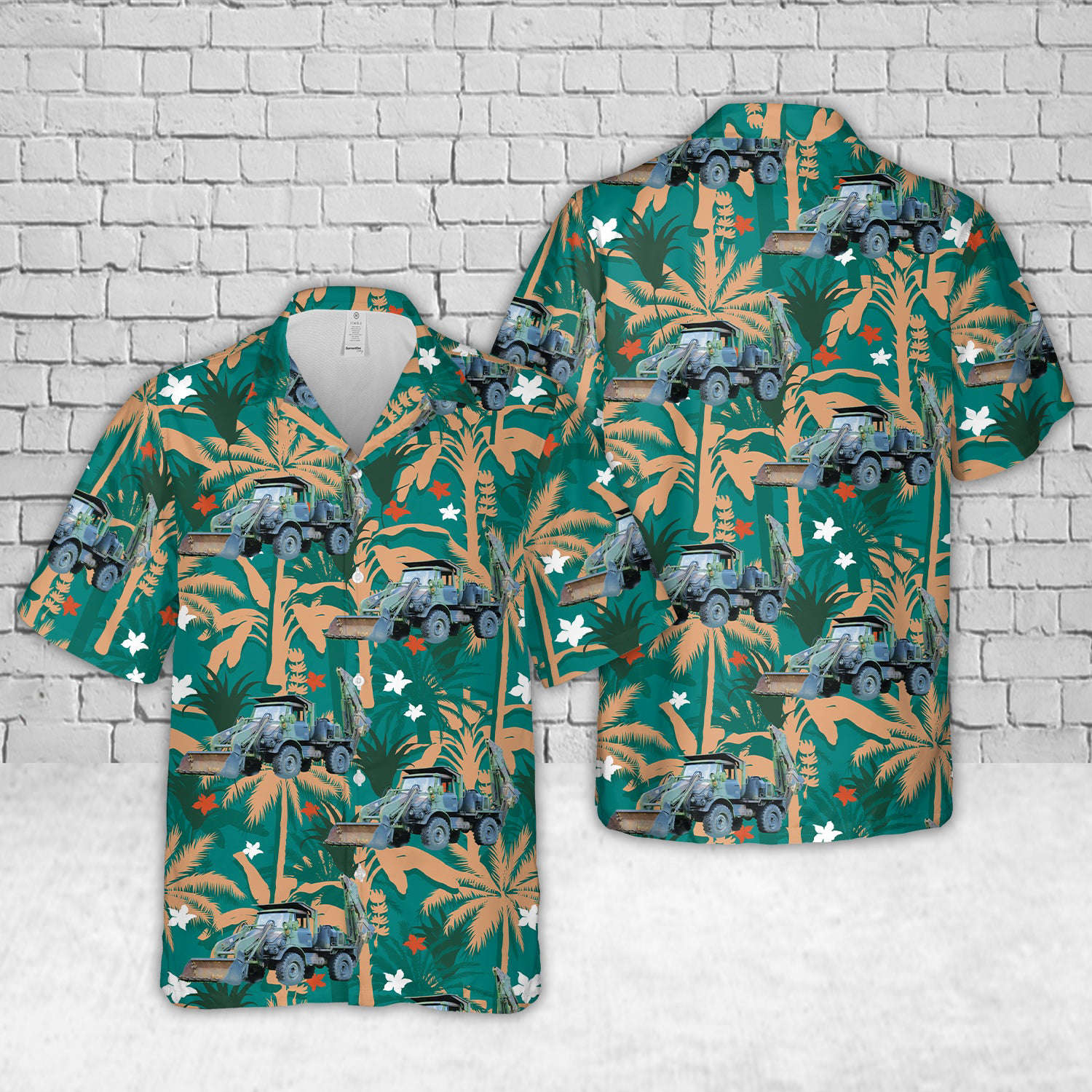 US Army 1990 Freightliner Unimog 419 Hawaiian Shirt Gift for Men Dad Father Gift for Men Dad Father