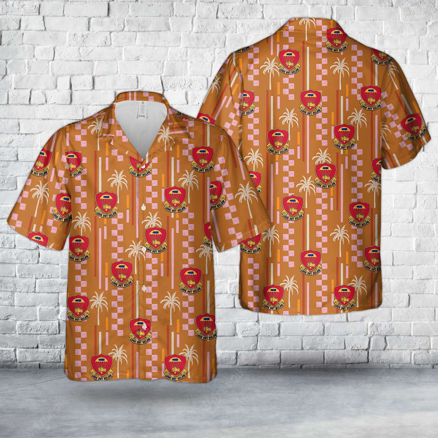US Army 376th Parachute Field Artillery Battalion (376th PFAB) Hawaiian Shirt Gift for Men Dad Father Gift for Men Dad Father