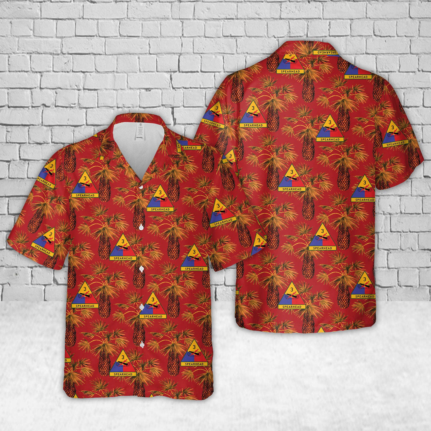 US Army 3rd Armored Division “Spearhead” Hawaiian Shirt Gift for Men Dad Father Gift for Men Dad Father
