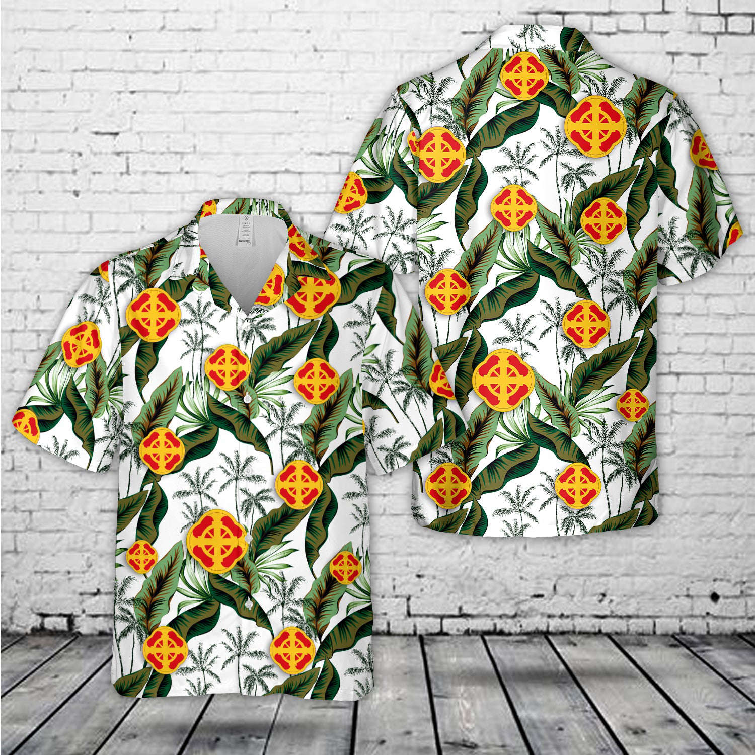 US Army 428th Field Artillery Brigade Hawaiian Shirt Gift for Men Dad Father Gift for Men Dad Father