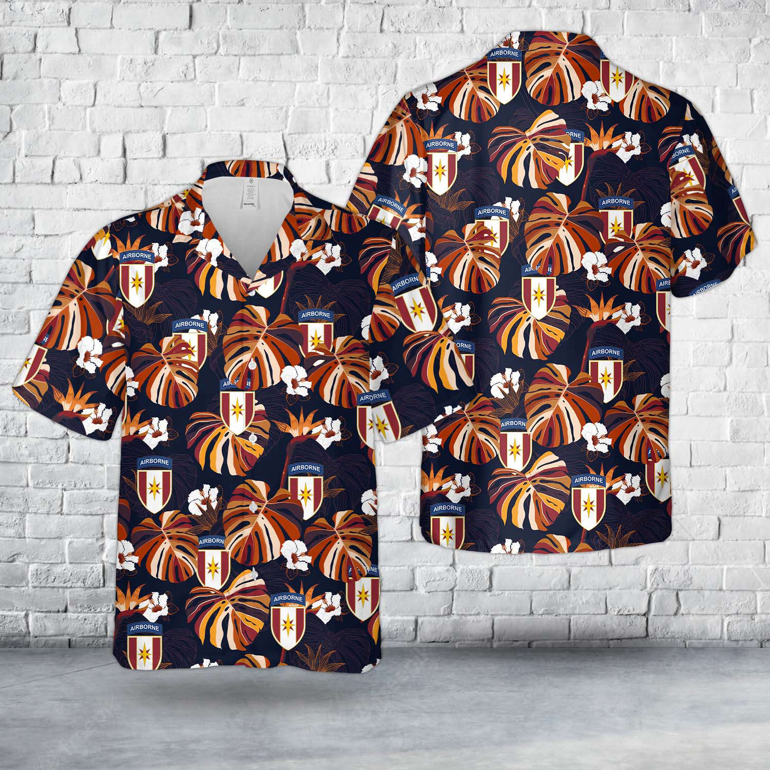 US Army 44th Medical Brigade (Airborne) Hawaiian Shirt Gift for Men Dad Father Gift for Men Dad Father