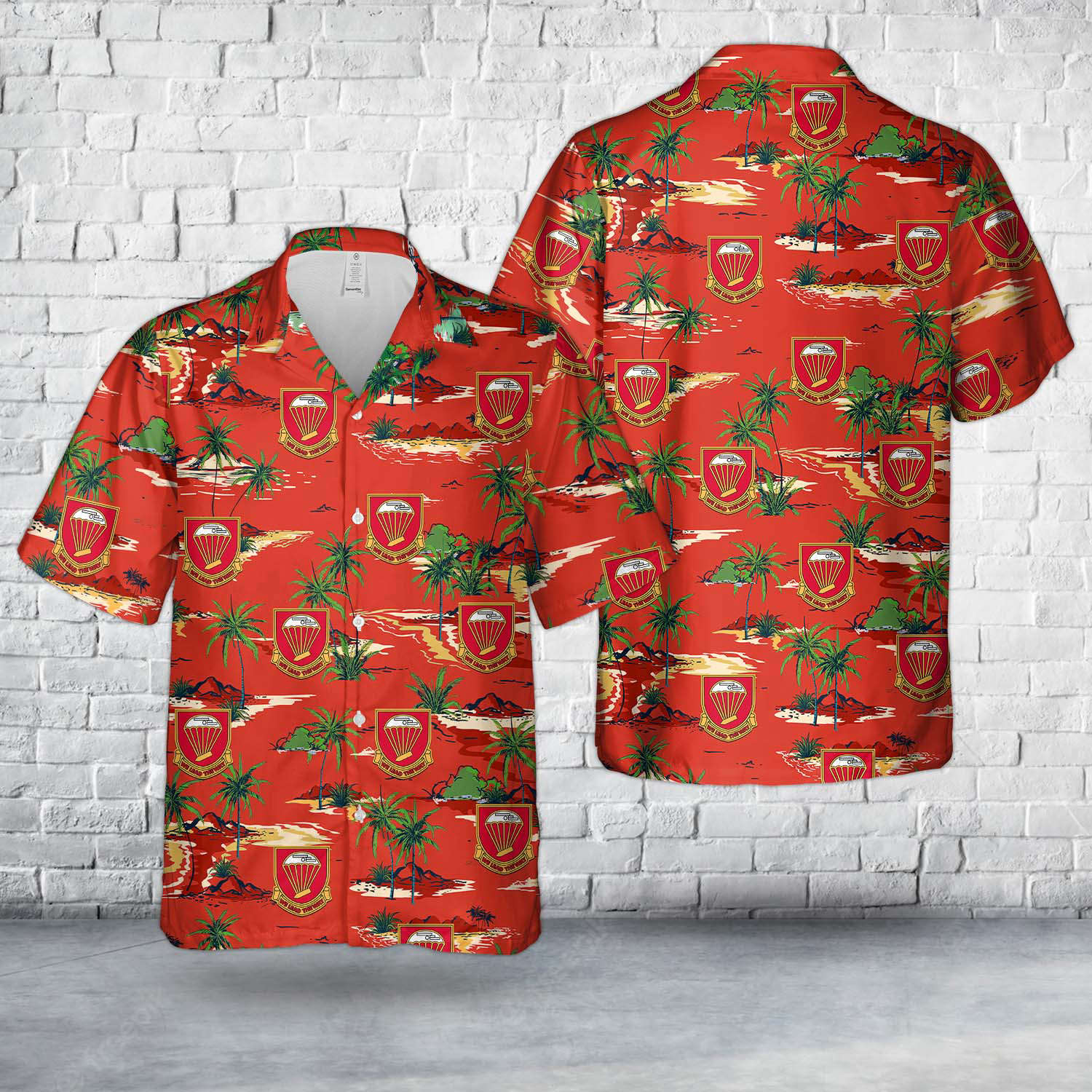 US Army 456th Parachute Field Artillery Battalion Hawaiian Shirt Gift for Men Dad Father Gift for Men Dad Father