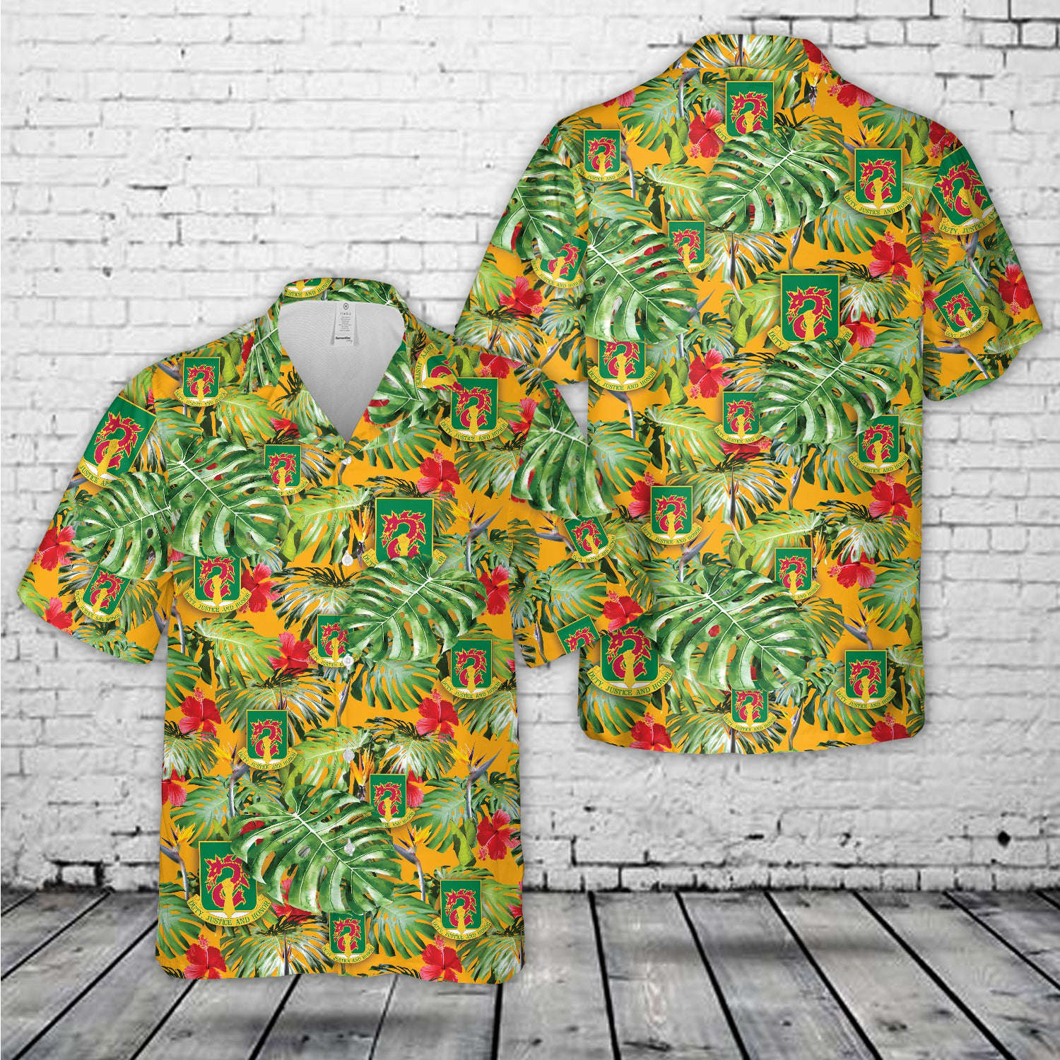 US Army 504th Military Police Battalion Hawaiian Shirt Gift for Men Dad Father Gift for Men Dad Father