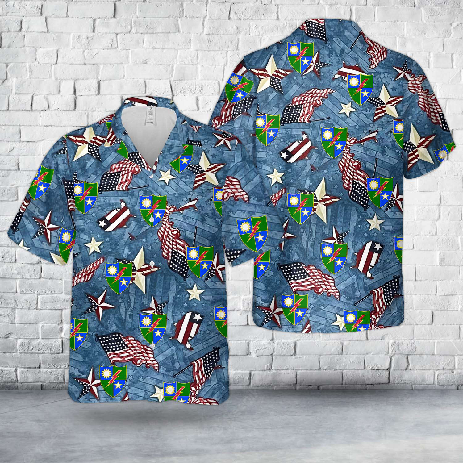 US Army 75th Ranger Regiment, 4th Of July Hawaiian Shirt Gift for Men Dad Father Gift for Men Dad Father