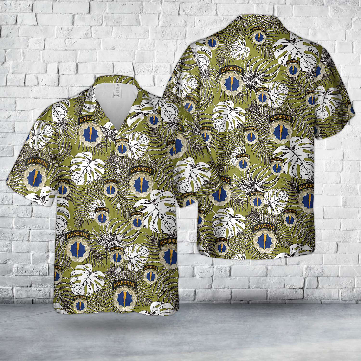 US Army 9th Airborne Division In WWII Hawaiian Shirt Gift for Men Dad Father Gift for Men Dad Father