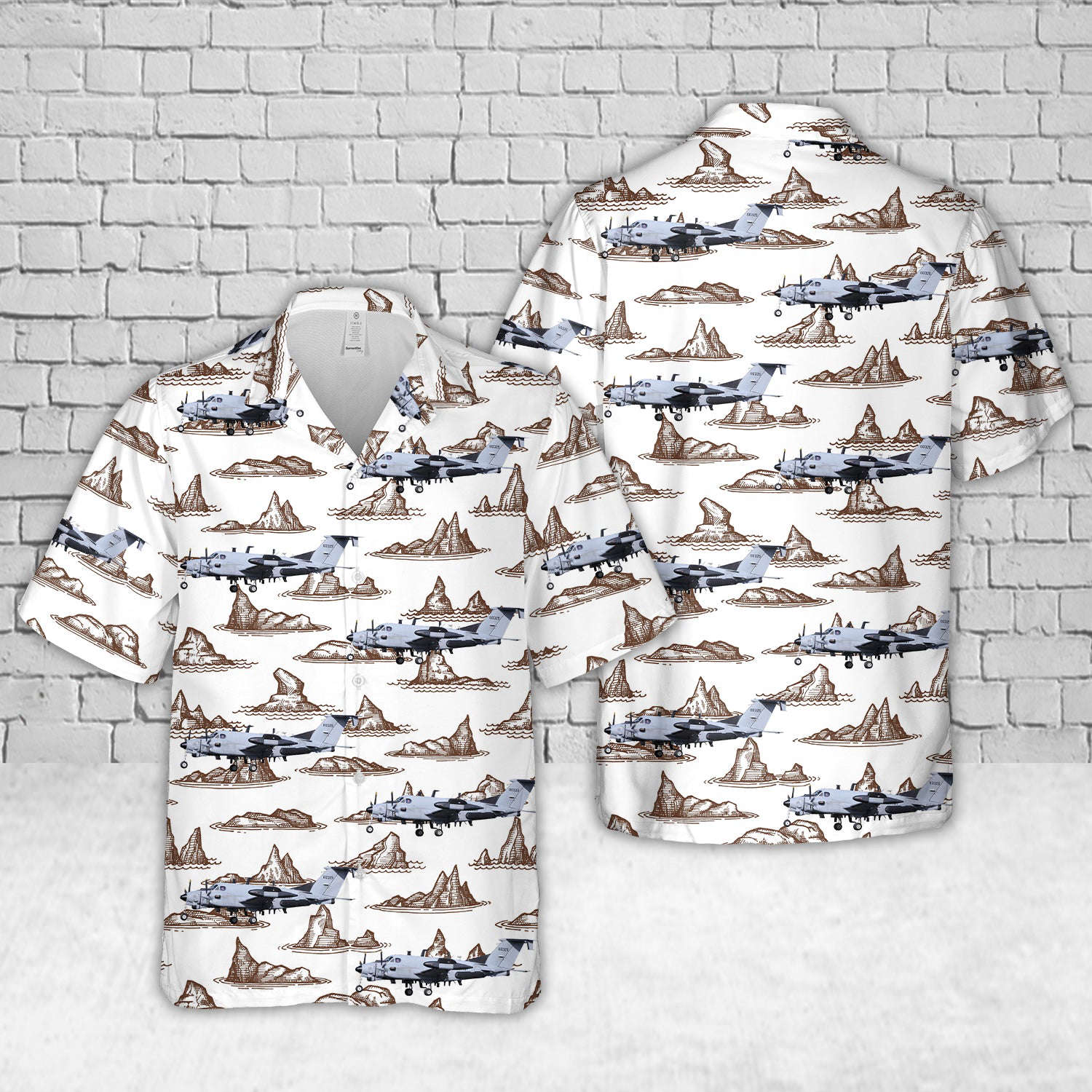 US Army Aviation Branch Beechcraft RC-12X Guardrail Hawaiian Shirt Gift for Men Dad Father Gift for Men Dad Father