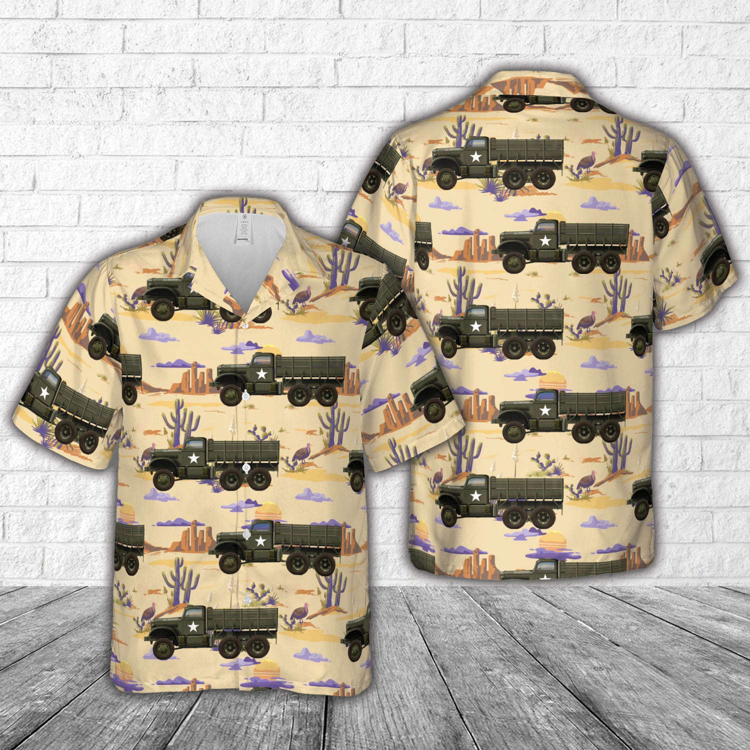 US Army Diamond T 967 Cargo Hawaiian Shirt Gift for Men Dad Father Gift for Men Dad Father