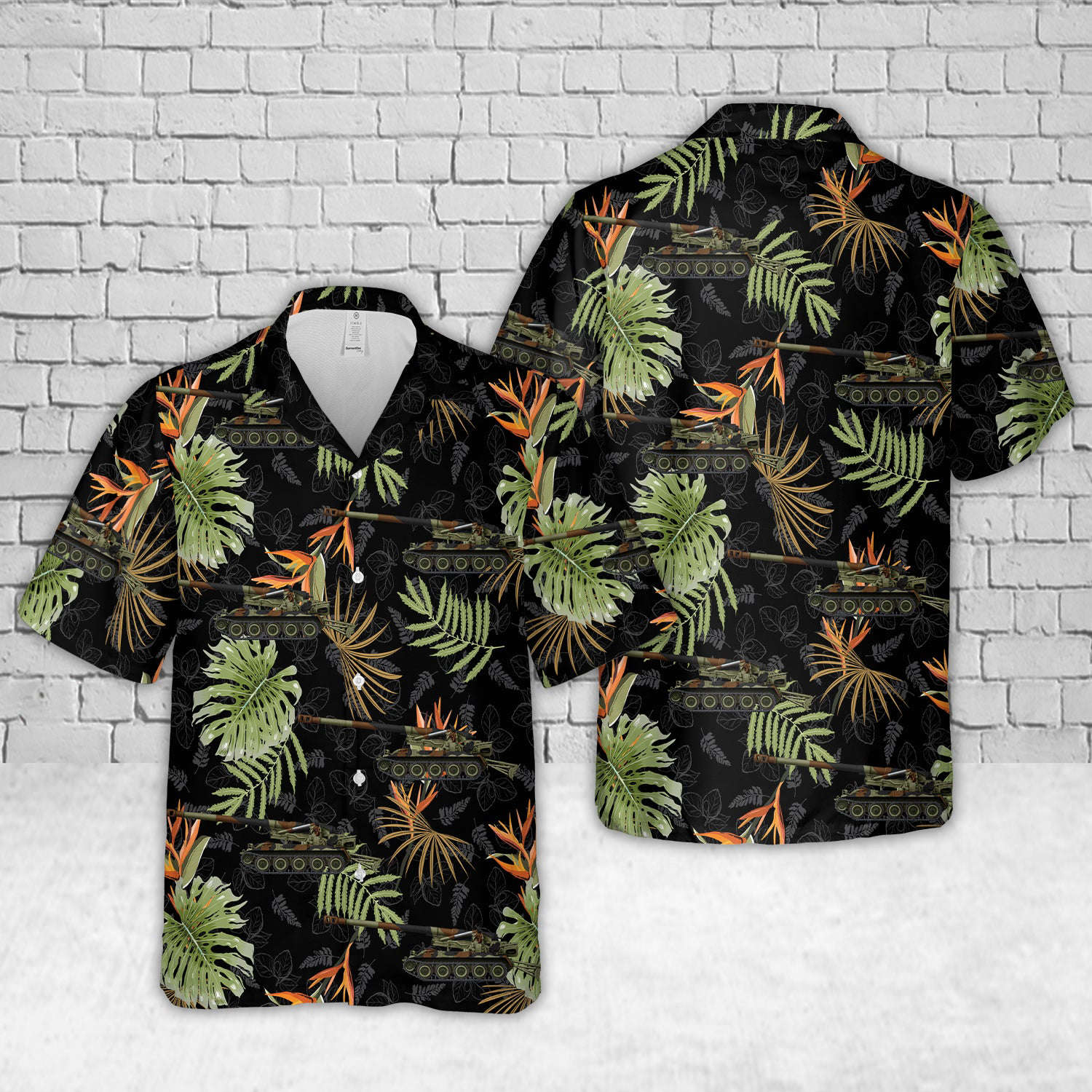 US Army M110 HMC Hawaiian Shirt Gift for Men Dad Father Gift for Men Dad Father
