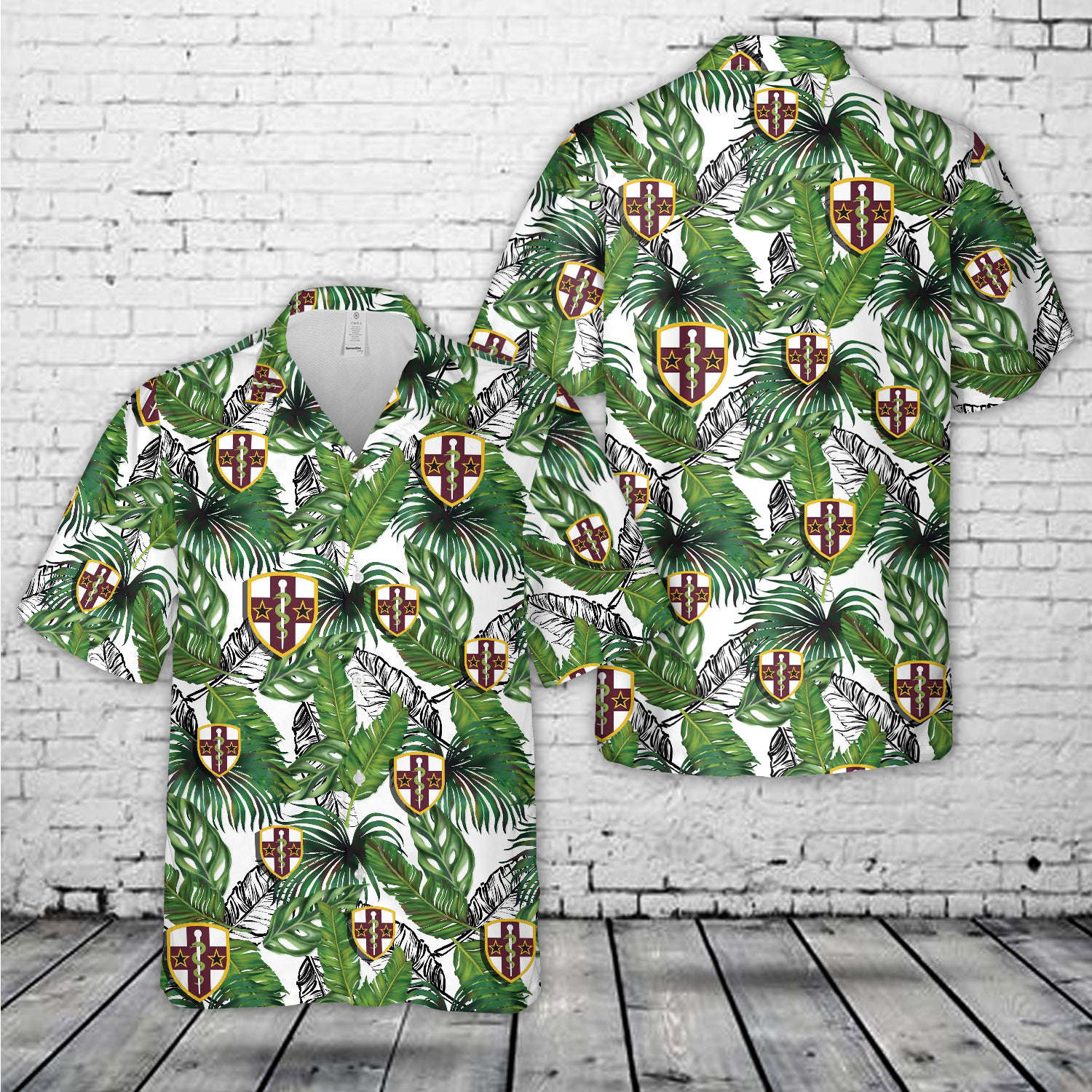 US Army Reserve Medical Command (AR-MEDCOM) Hawaiian Shirt Gift for Men Dad Father Gift for Men Dad Father