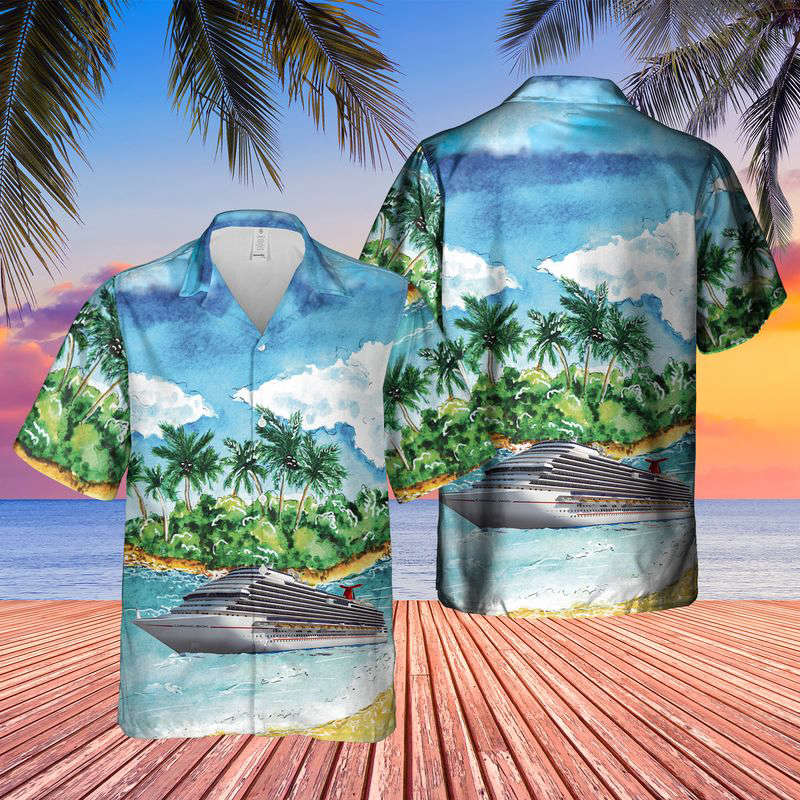US Cruise Ship Hawaiian Shirt Gift for Men Dad Father Gift for Men Dad Father