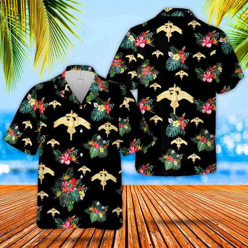US Marine Corps Marine Special Operator Insignia Hawaiian Shirt Gift for Men Dad Father Gift for Men Dad Father
